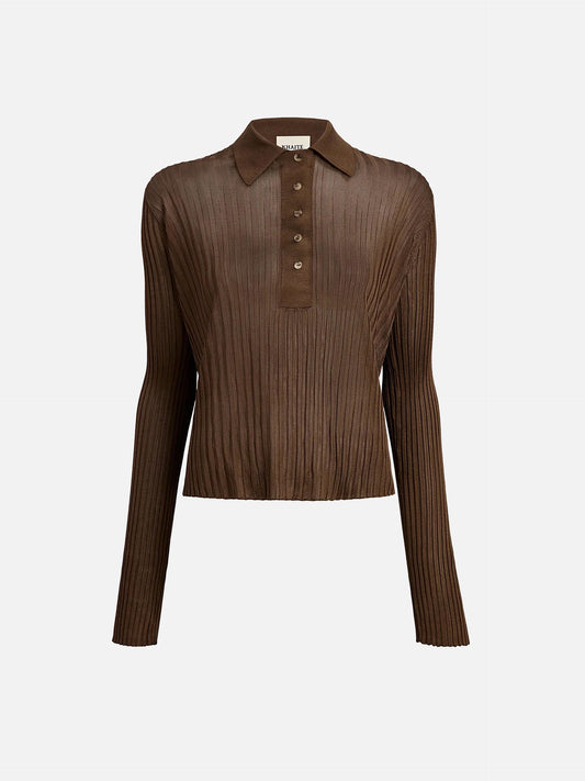 KHAITE - Vin Top mit Polo-Kragen für Damen