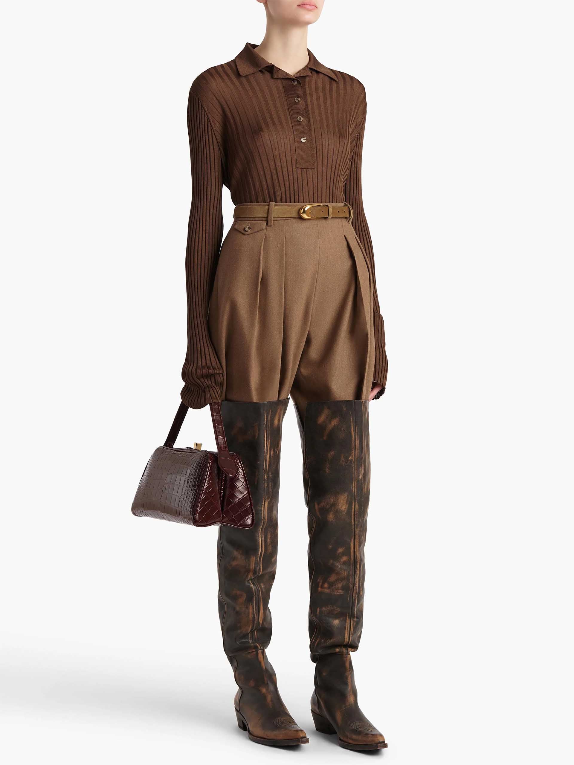 KHAITE - Vin Top mit Polo-Kragen für Damen