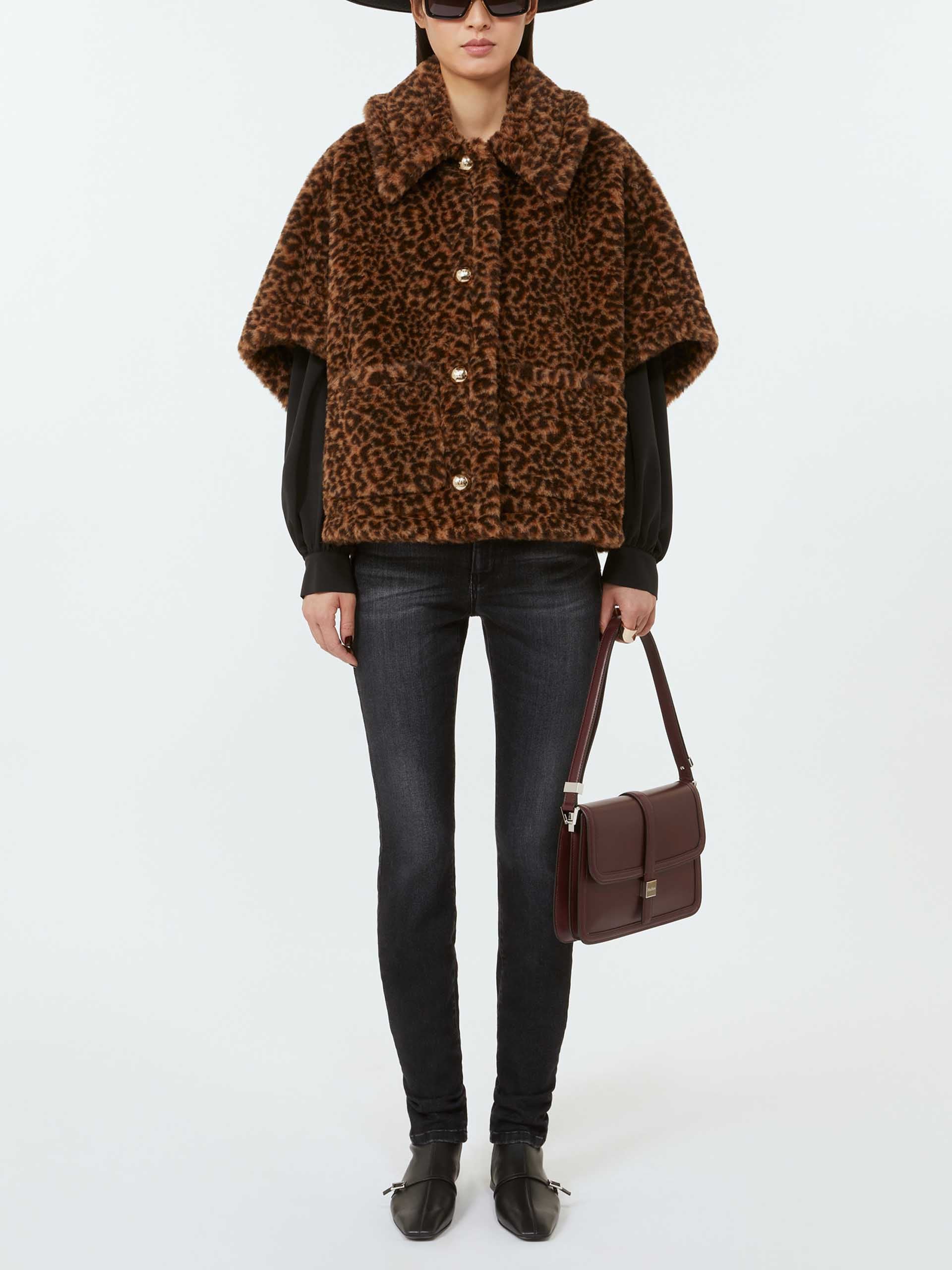 MAX MARA - Cape Titty aus Jacquard-Teddy für Damen