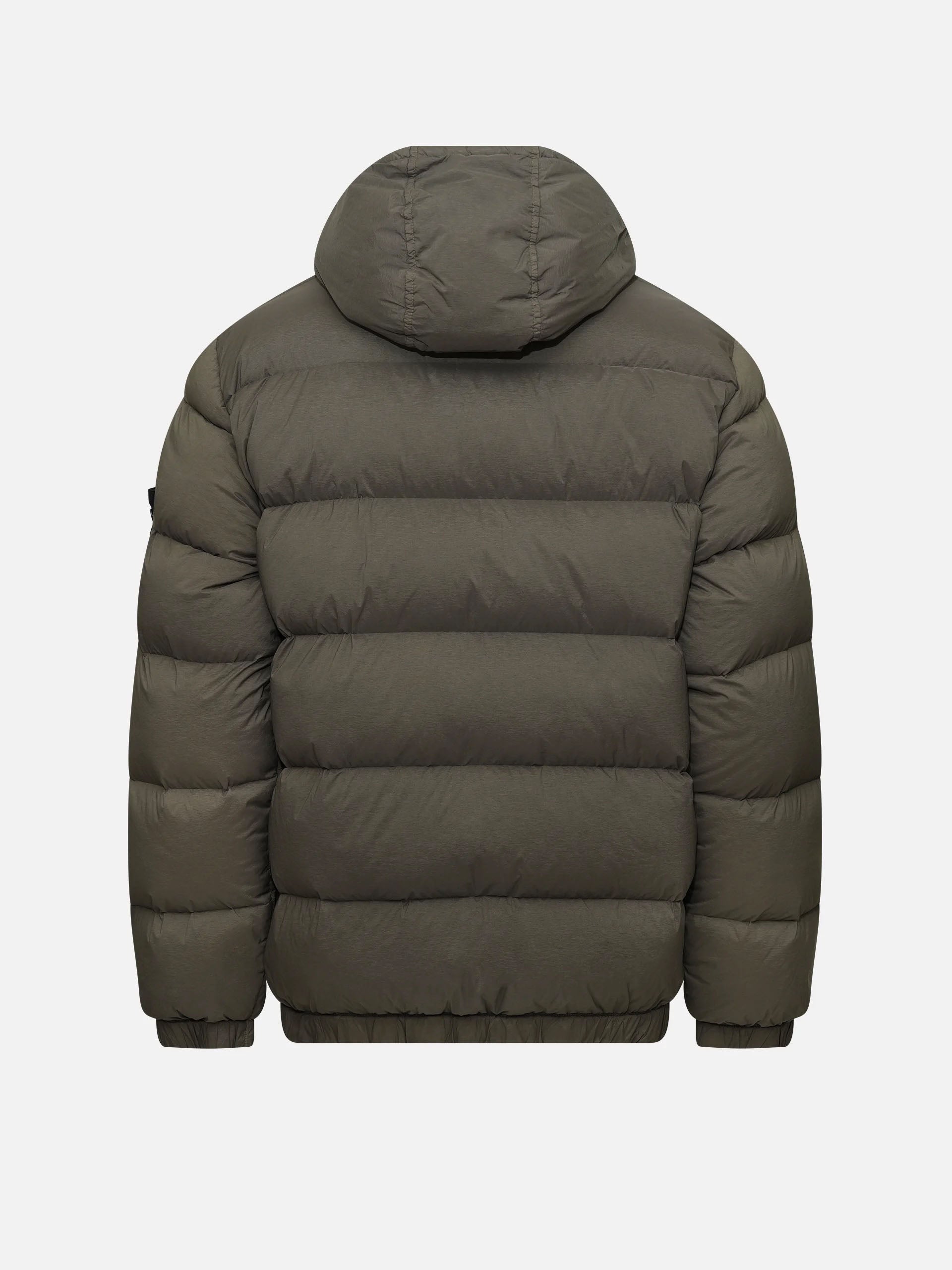 STONE ISLAND - Daunenjacke mit Kapuze für Herren in Olivgrün - Olive green