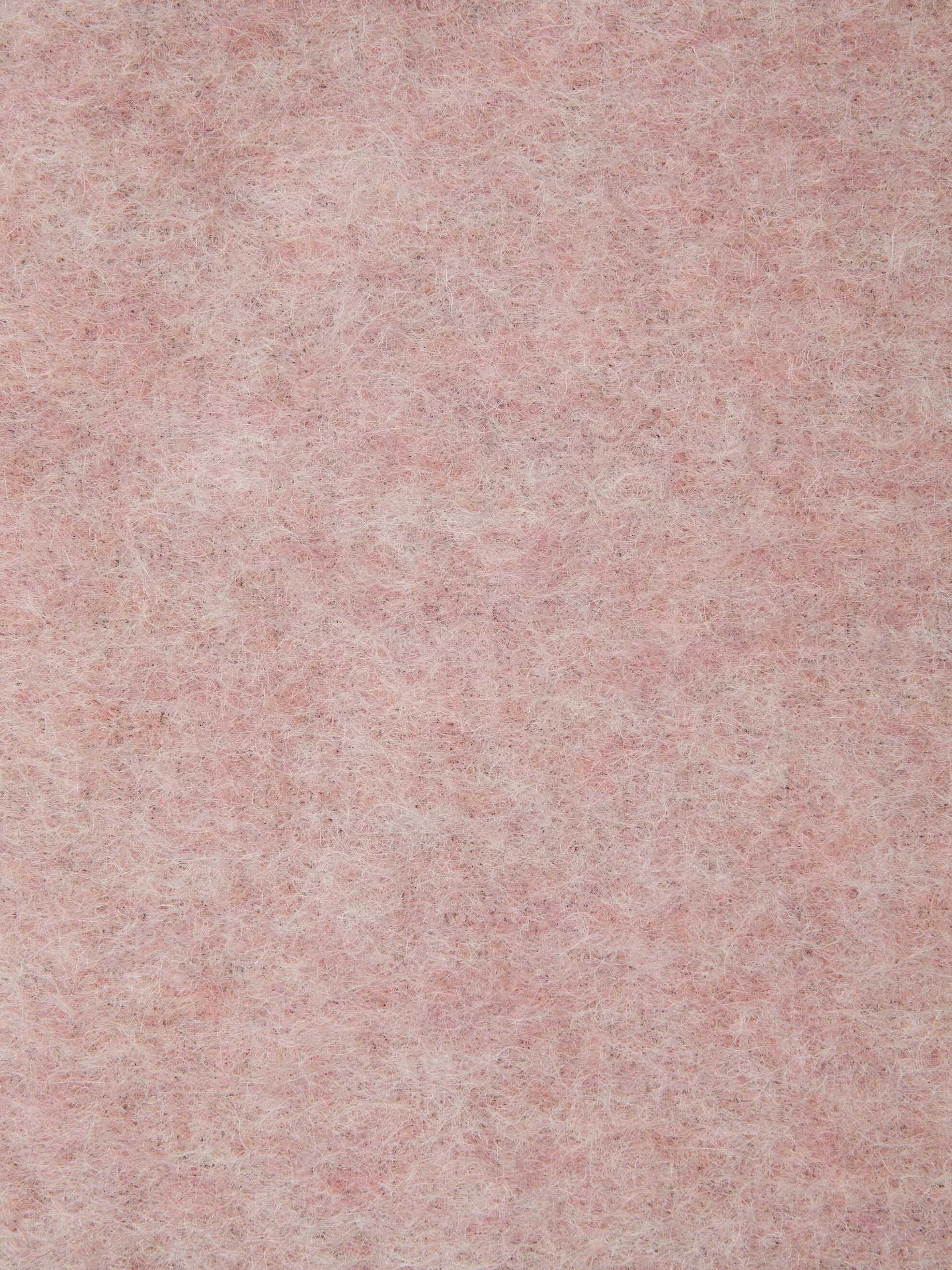 ACNE STUDIOS - Schal mit Fransen aus Wolle und Mohair in Rosa - Dusty Pink
