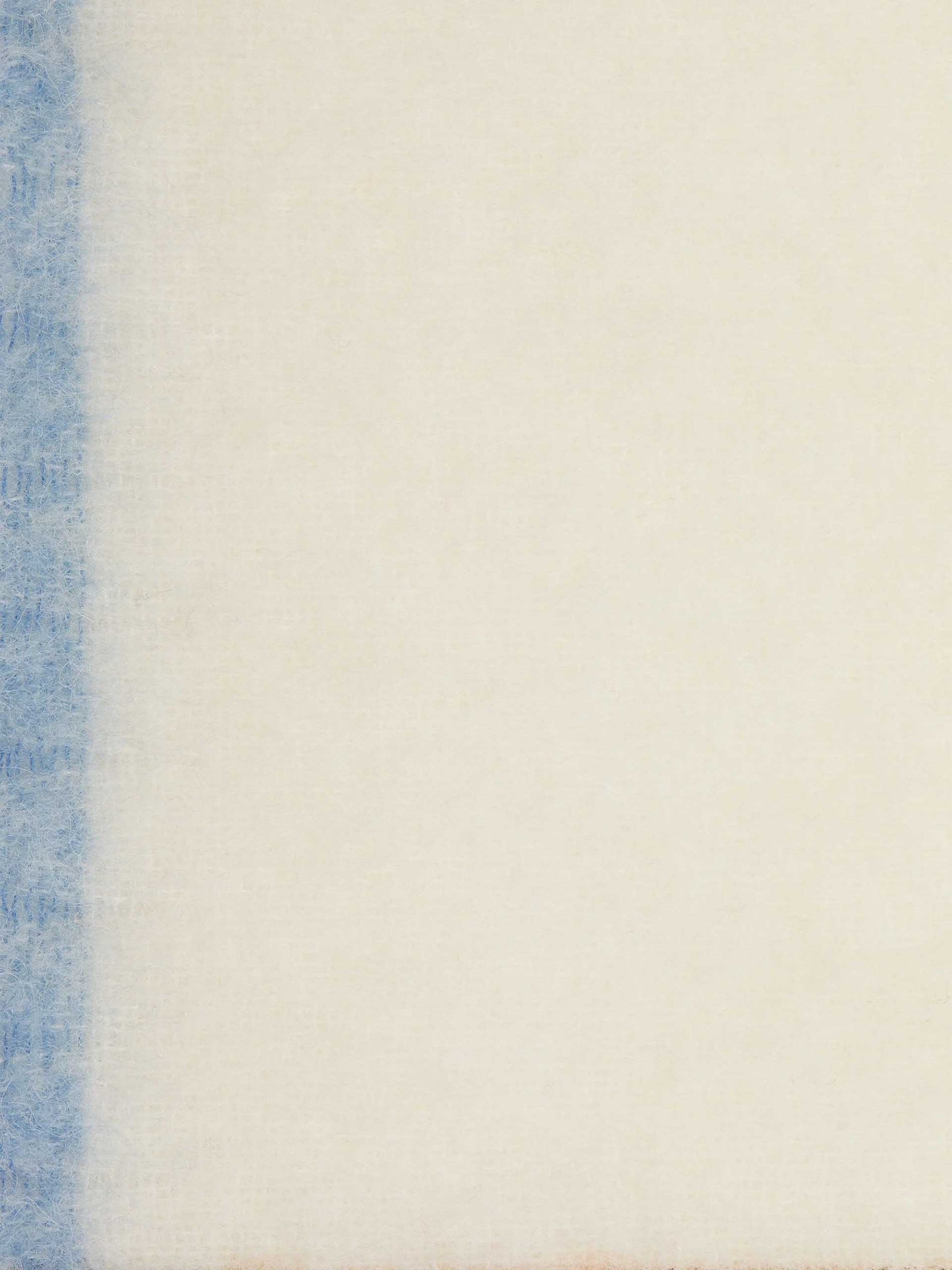 ACNE STUDIOS - Schal mit Fransen aus Wolle und Mohair in Cremeweiß - Cream white