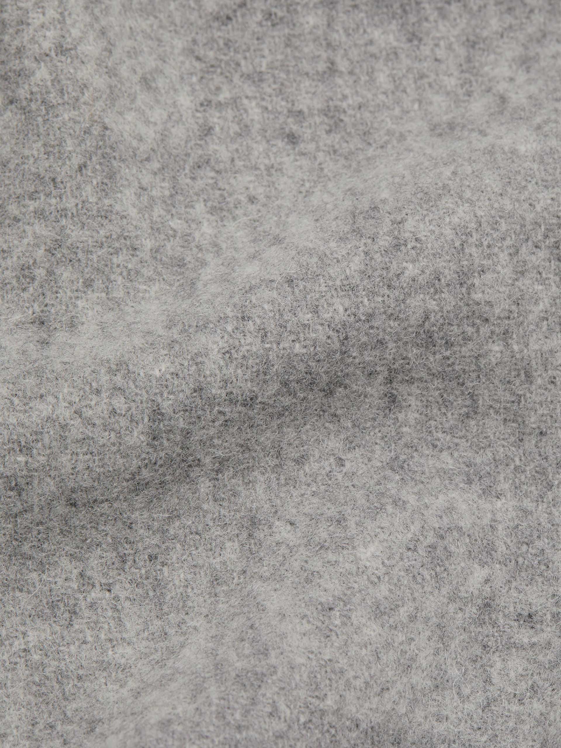 ACNE STUDIOS - Schal aus Wolle mit Logo-Detail in Hellgrau - Light grey