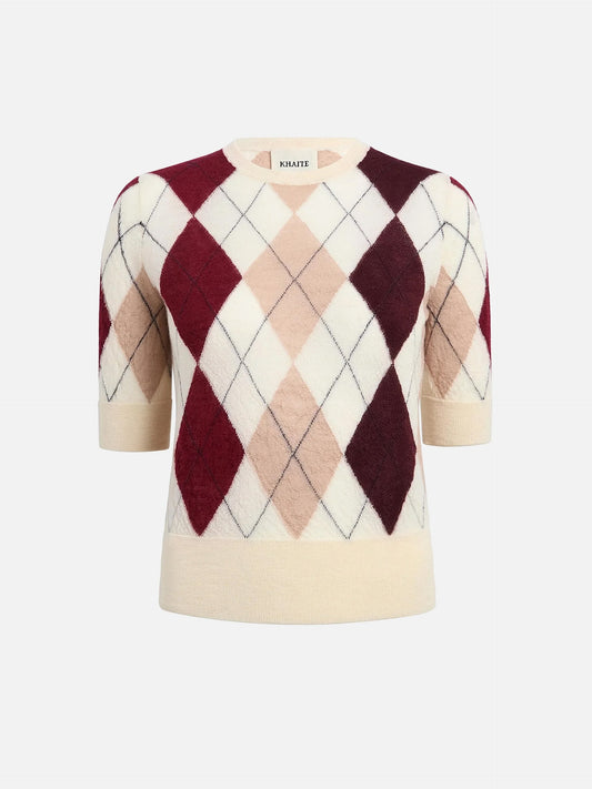 KHAITE - Anders Kurzarm-Pullover für Damen in Creme - Cream
