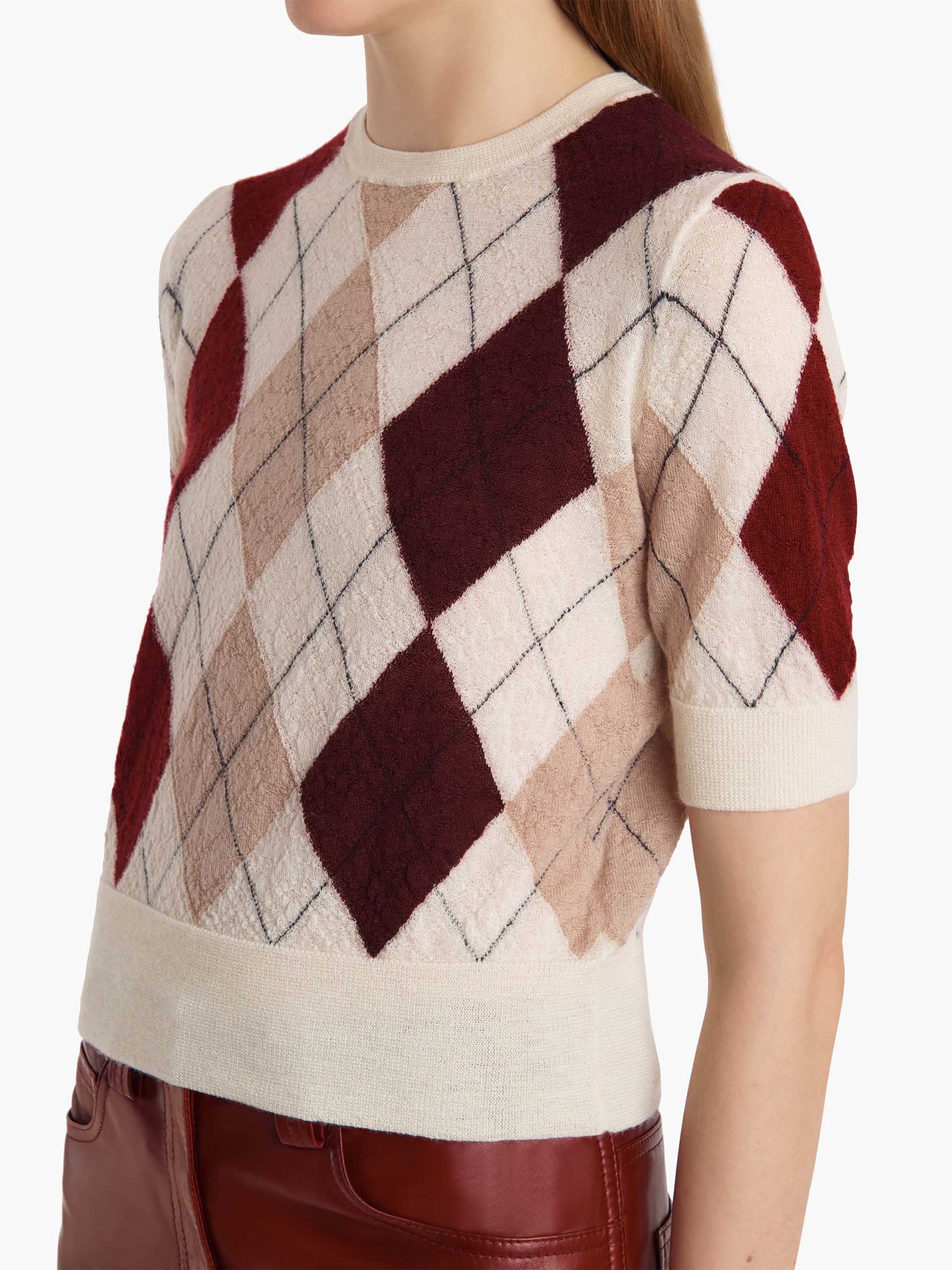 KHAITE - Anders Kurzarm-Pullover für Damen in Creme - Cream