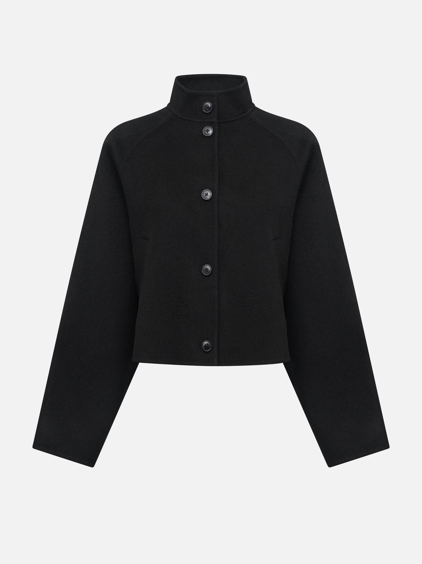 LOULOU DE SAISON - Nyma Jacke aus Wollgemisch für Damen in Schwarz - Black