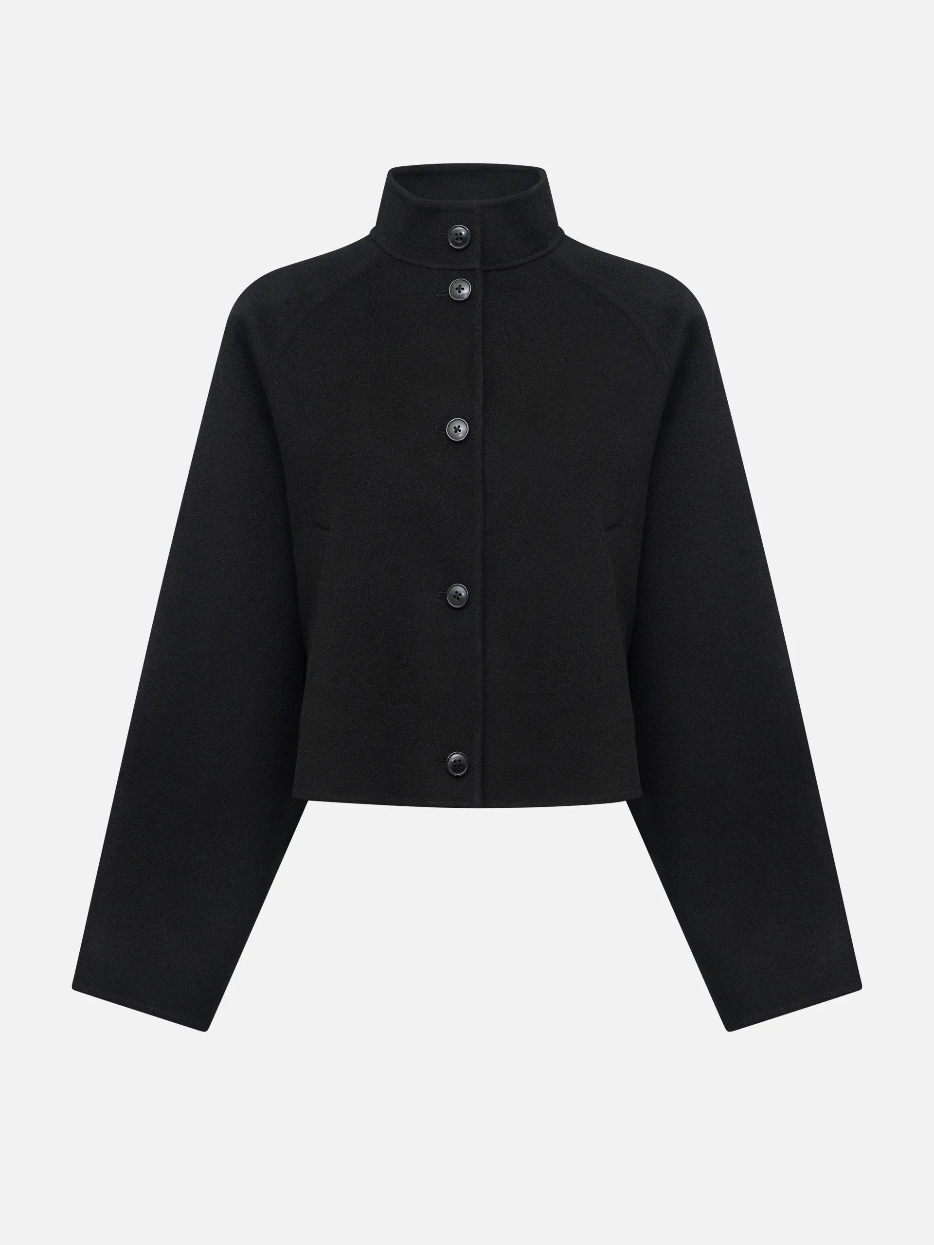 LOULOU DE SAISON - Nyma Jacke aus Wollgemisch für Damen in Schwarz - Black