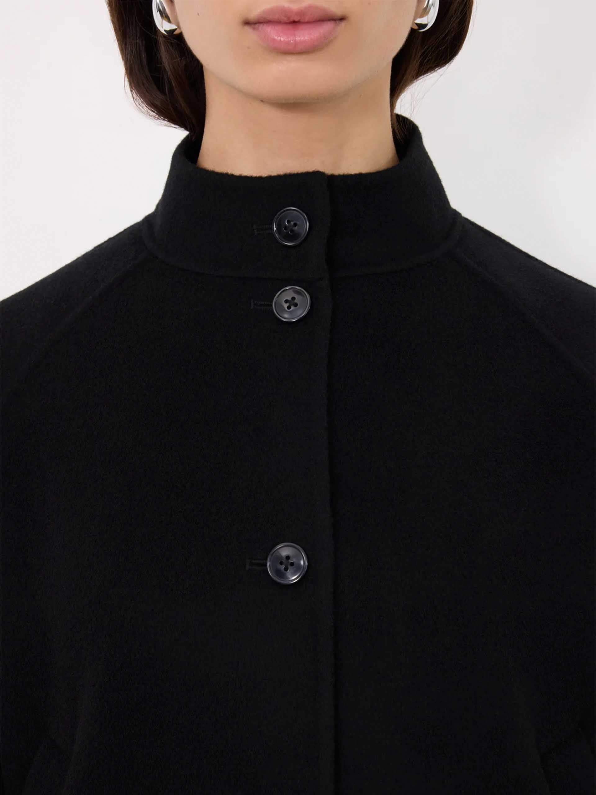 LOULOU DE SAISON - Nyma Jacke aus Wollgemisch für Damen in Schwarz - Black
