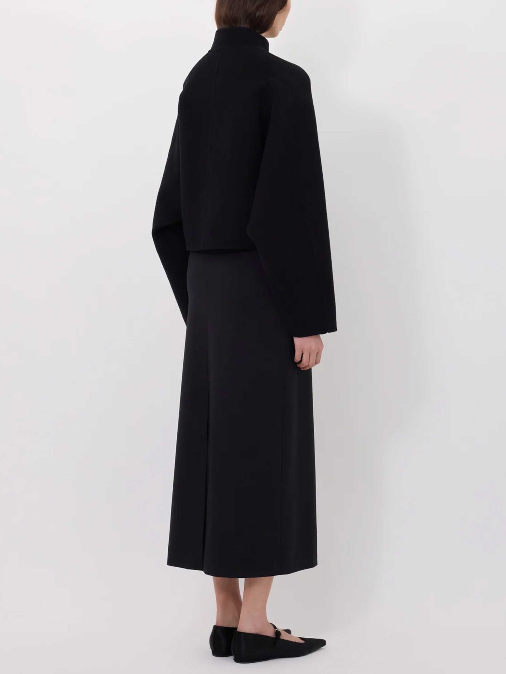 LOULOU DE SAISON - Nyma Jacke aus Wollgemisch für Damen in Schwarz - Black