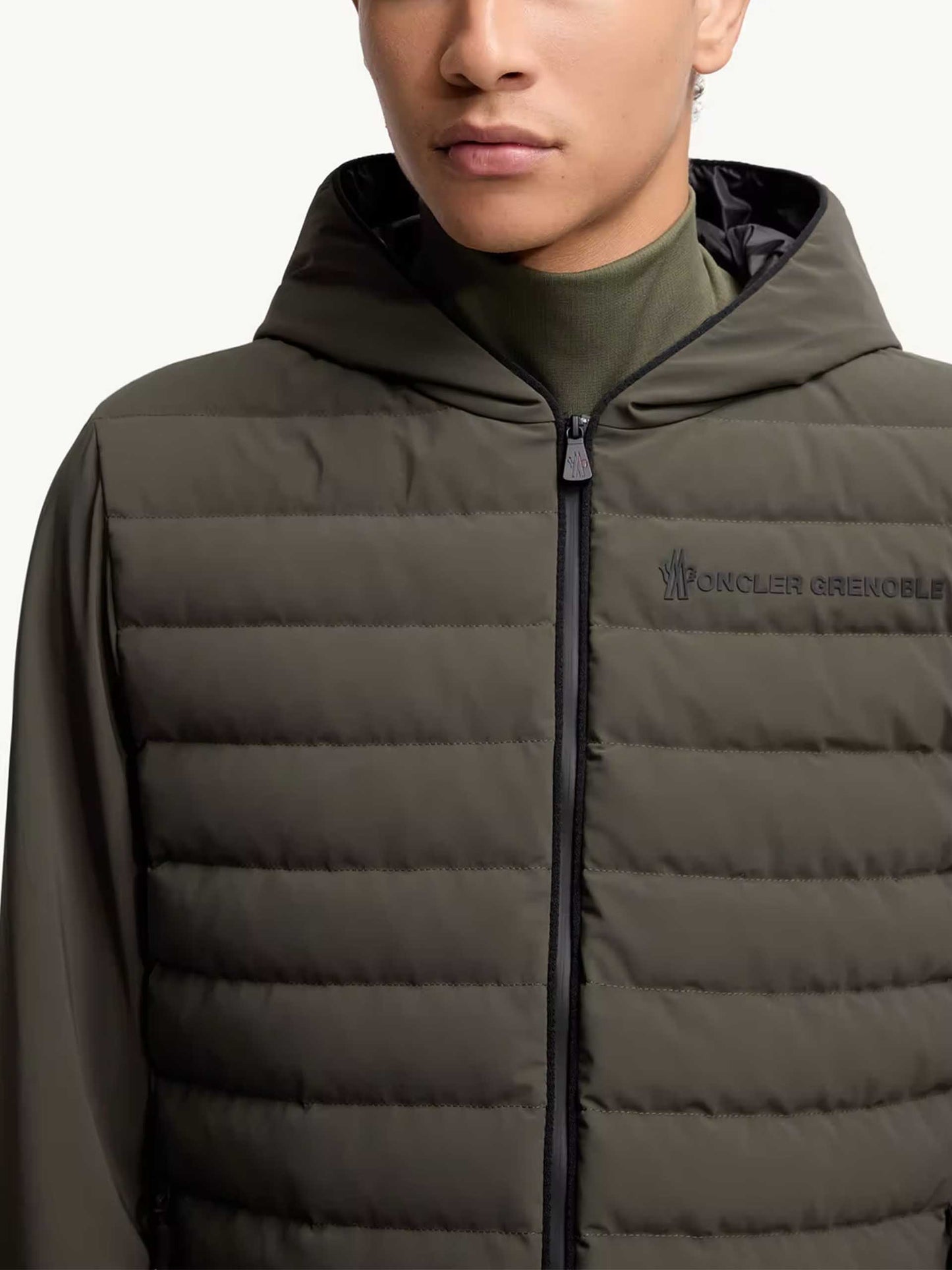 MONCLER GRENOBLE - Daunenjacke im Materialmix für Herren
