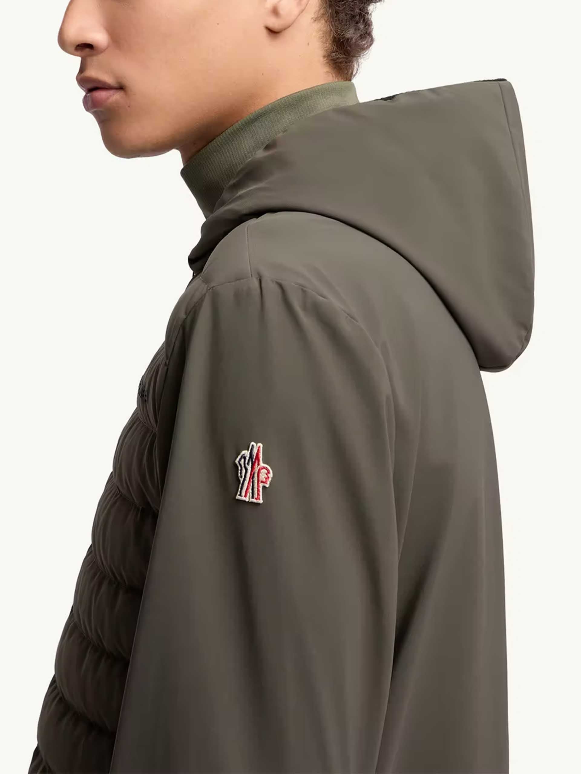 MONCLER GRENOBLE - Daunenjacke im Materialmix für Herren