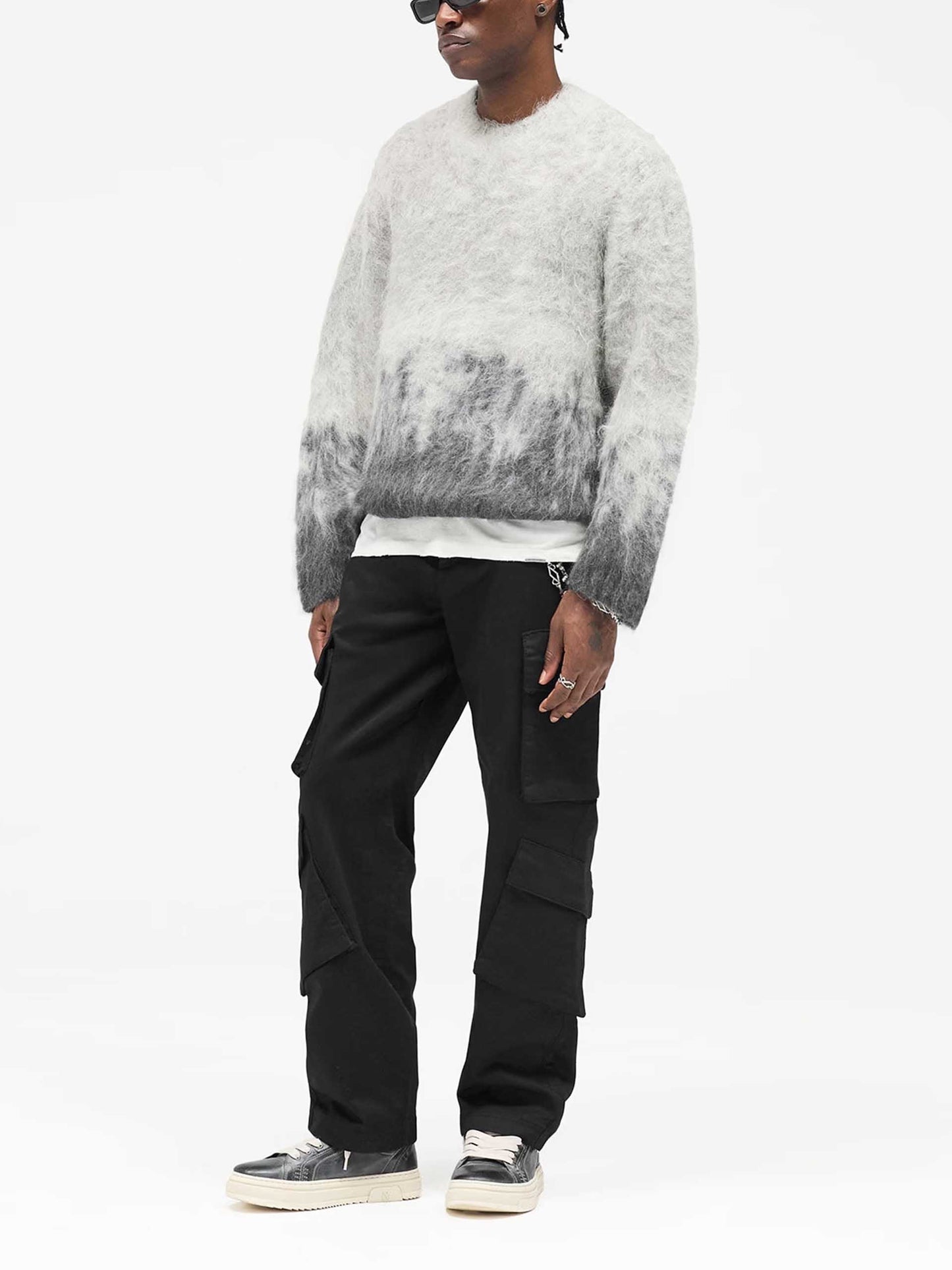 REPRESENT - Ombre Strickpullover für Herren