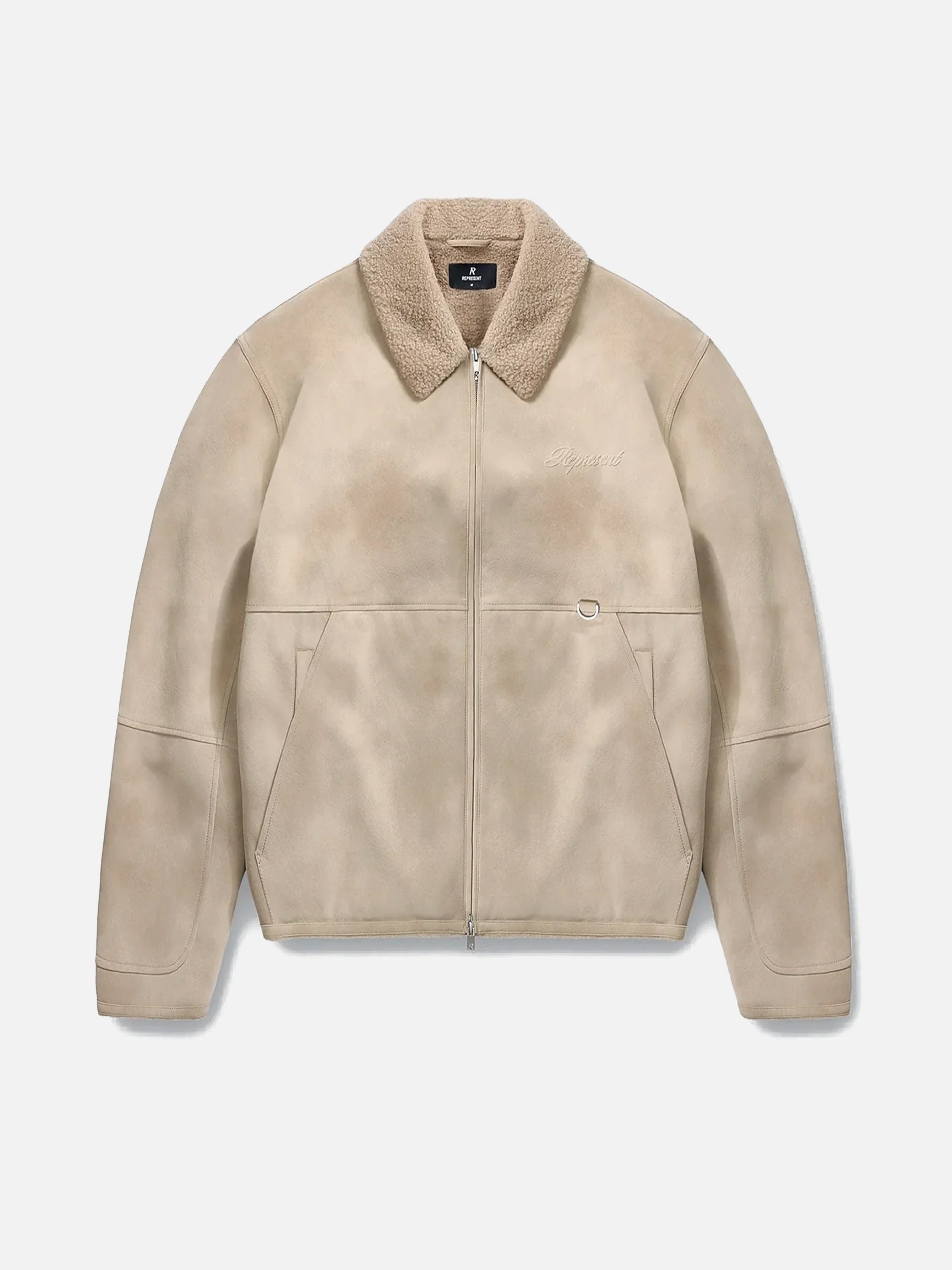 REPRESENT - Faux-Shearling Jacke für Herren in Hellbeige - Light beige