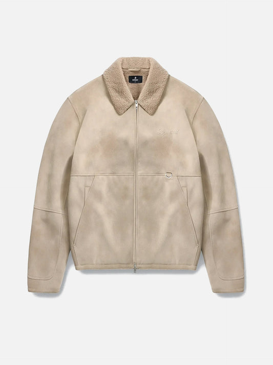 REPRESENT - Faux-Shearling Jacke für Herren in Hellbeige - Light beige