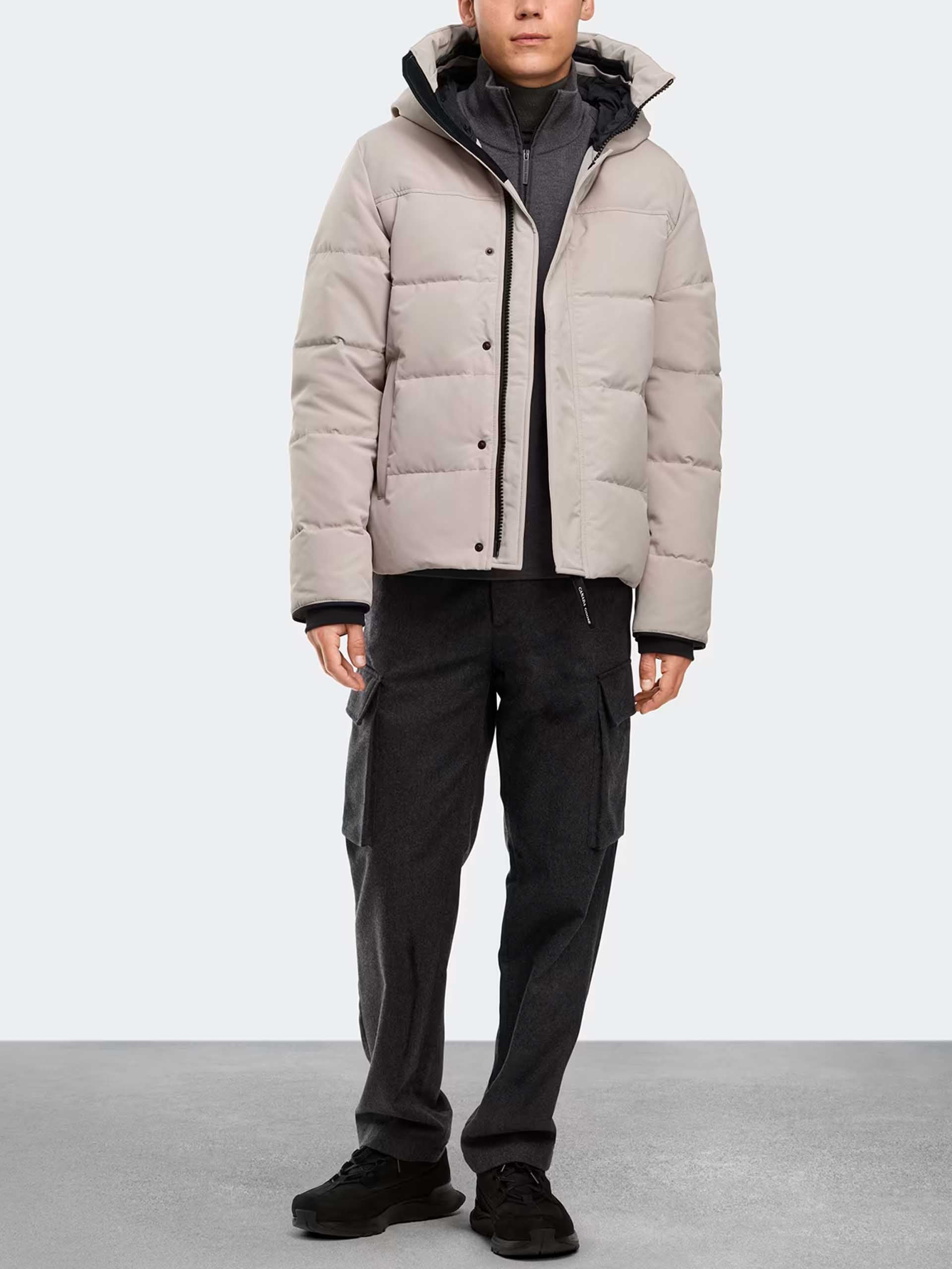 CANADA GOOSE - MacMillan Daunenparka für Herren in Hellgrau - Light grey
