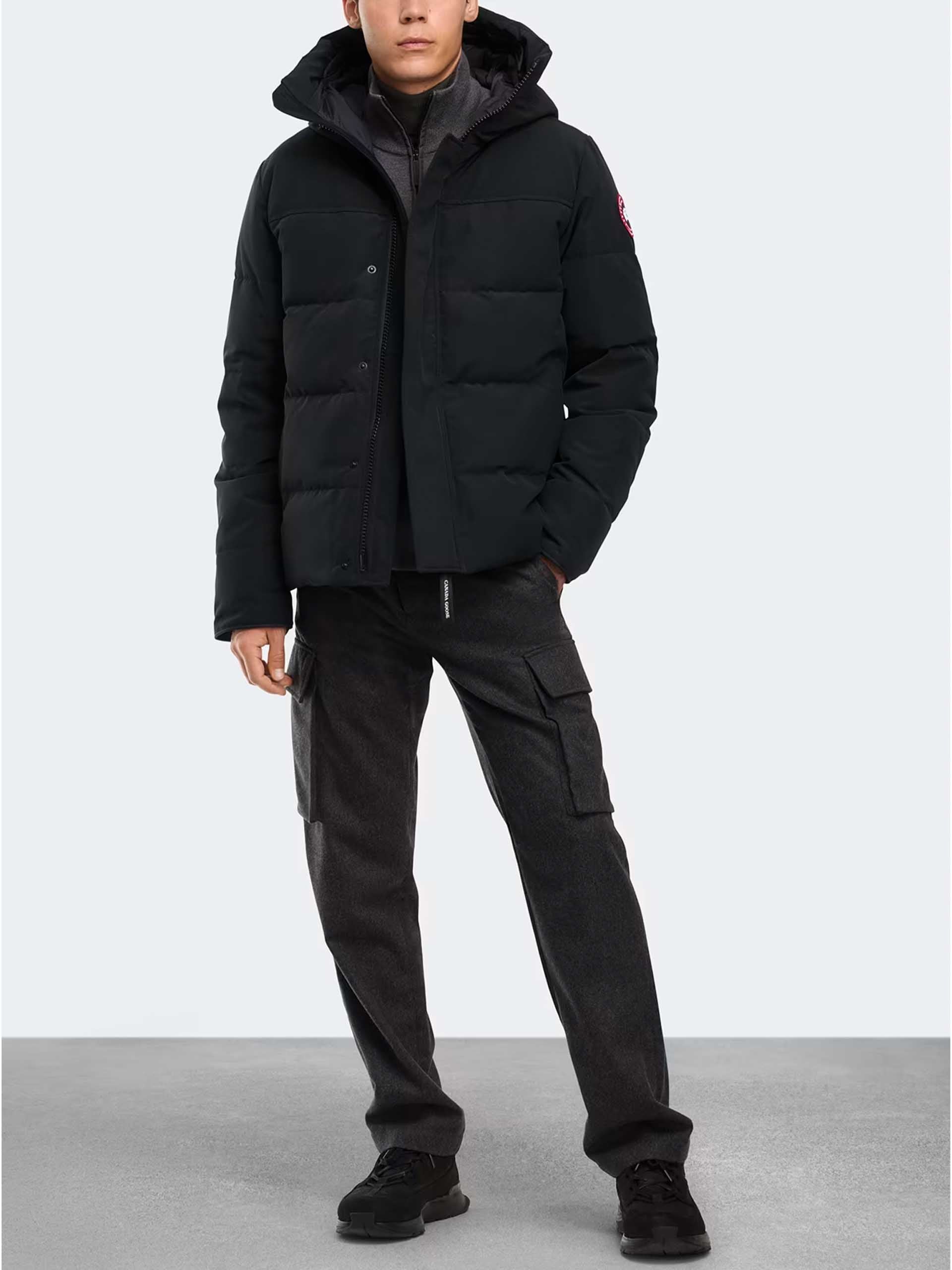 CANADA GOOSE - MacMillan Daunenparka für Herren in Schwarz - Black