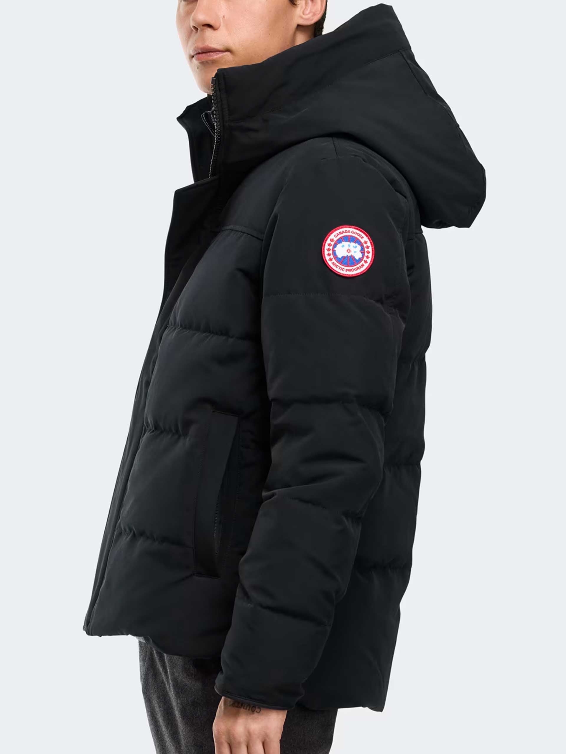CANADA GOOSE - MacMillan Daunenparka für Herren in Schwarz - Black
