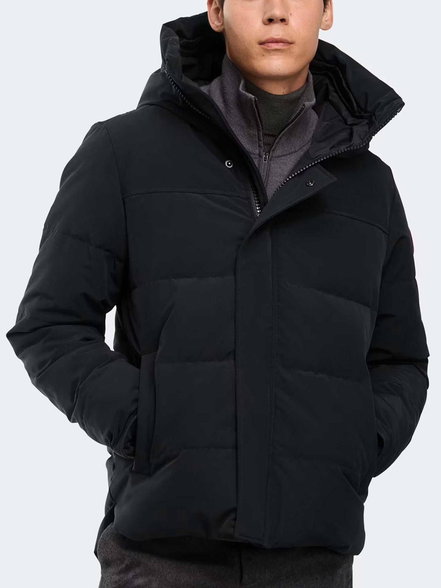 CANADA GOOSE - MacMillan Daunenparka für Herren in Schwarz - Black