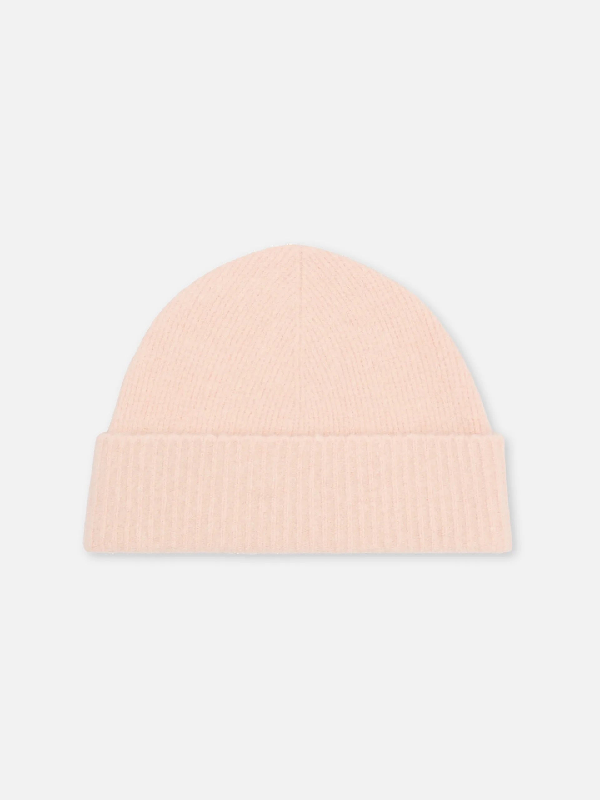 AMI PARIS - Ami De Coeur Mütze aus Alpakastrick in Rosa / Off-White - Pink / Off-White