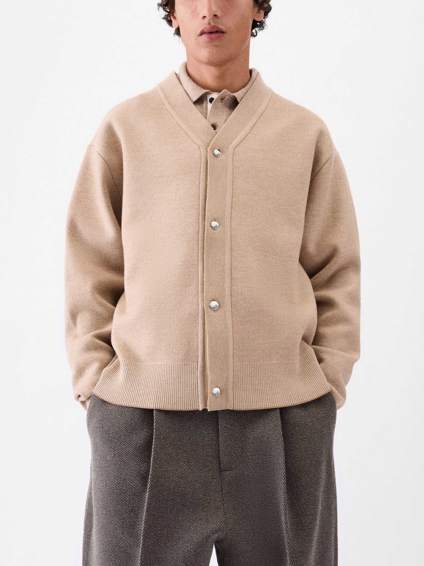 JACQUEMUS - Doppio Cardigan aus Merinowolle für Herren