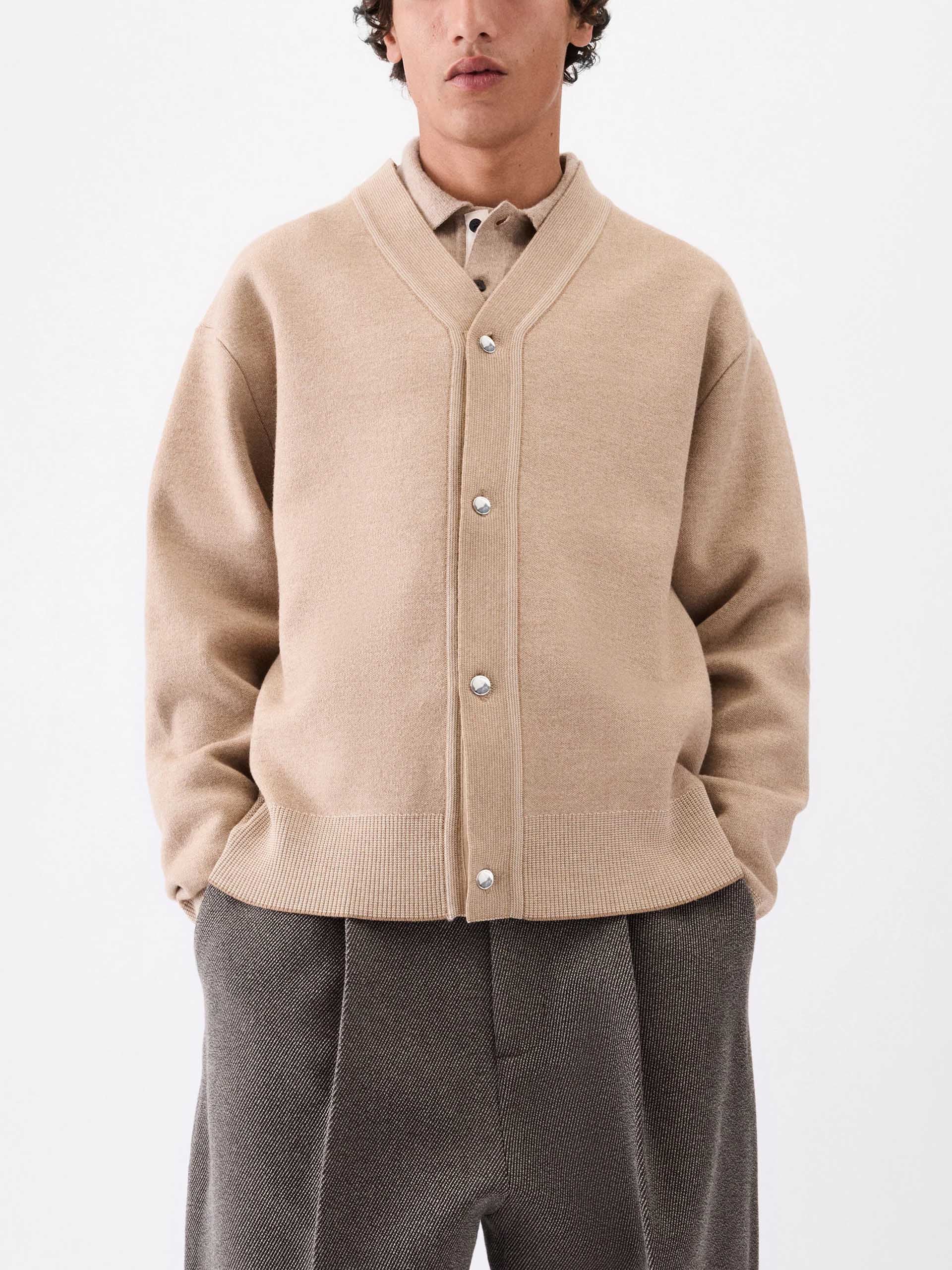 JACQUEMUS - Doppio Cardigan aus Merinowolle für Herren