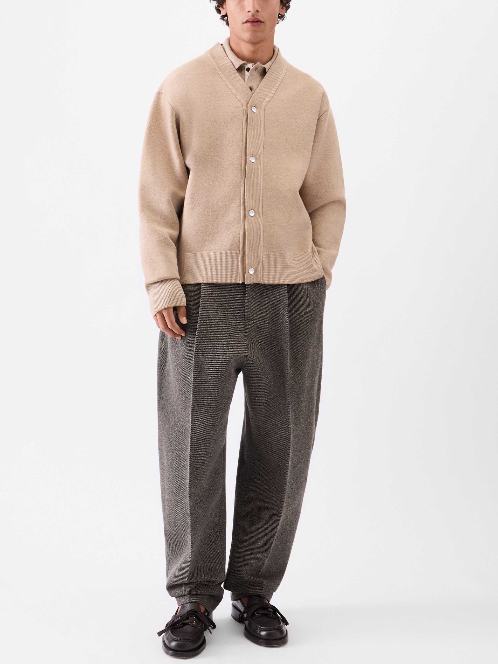 JACQUEMUS - Doppio Cardigan aus Merinowolle für Herren