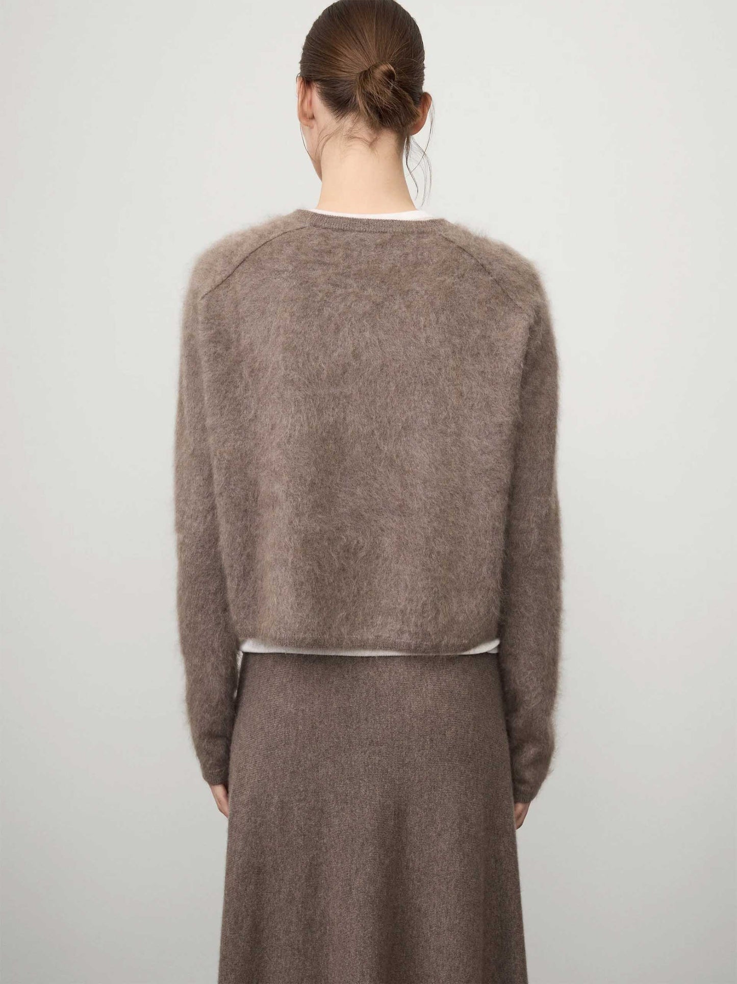 LISA YANG - Lexia Pullover aus Kaschmir für Damen in Taupe