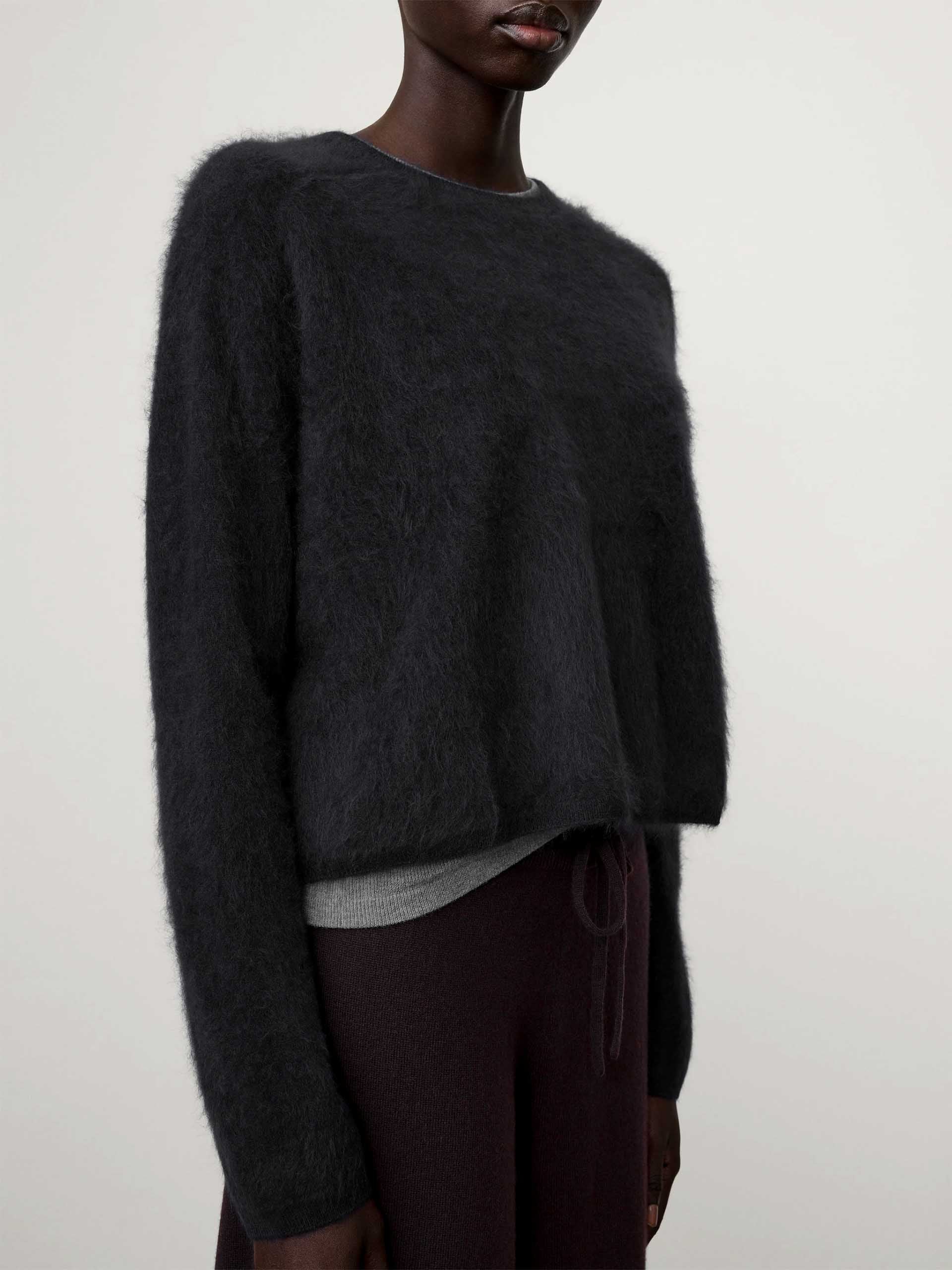 LISA YANG - Lexia Pullover aus Kaschmir für Damen in Schwarz - Black