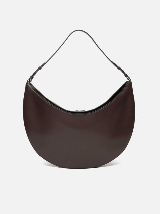 JACQUEMUS - Hobo-Tasche Ovalo aus Leder