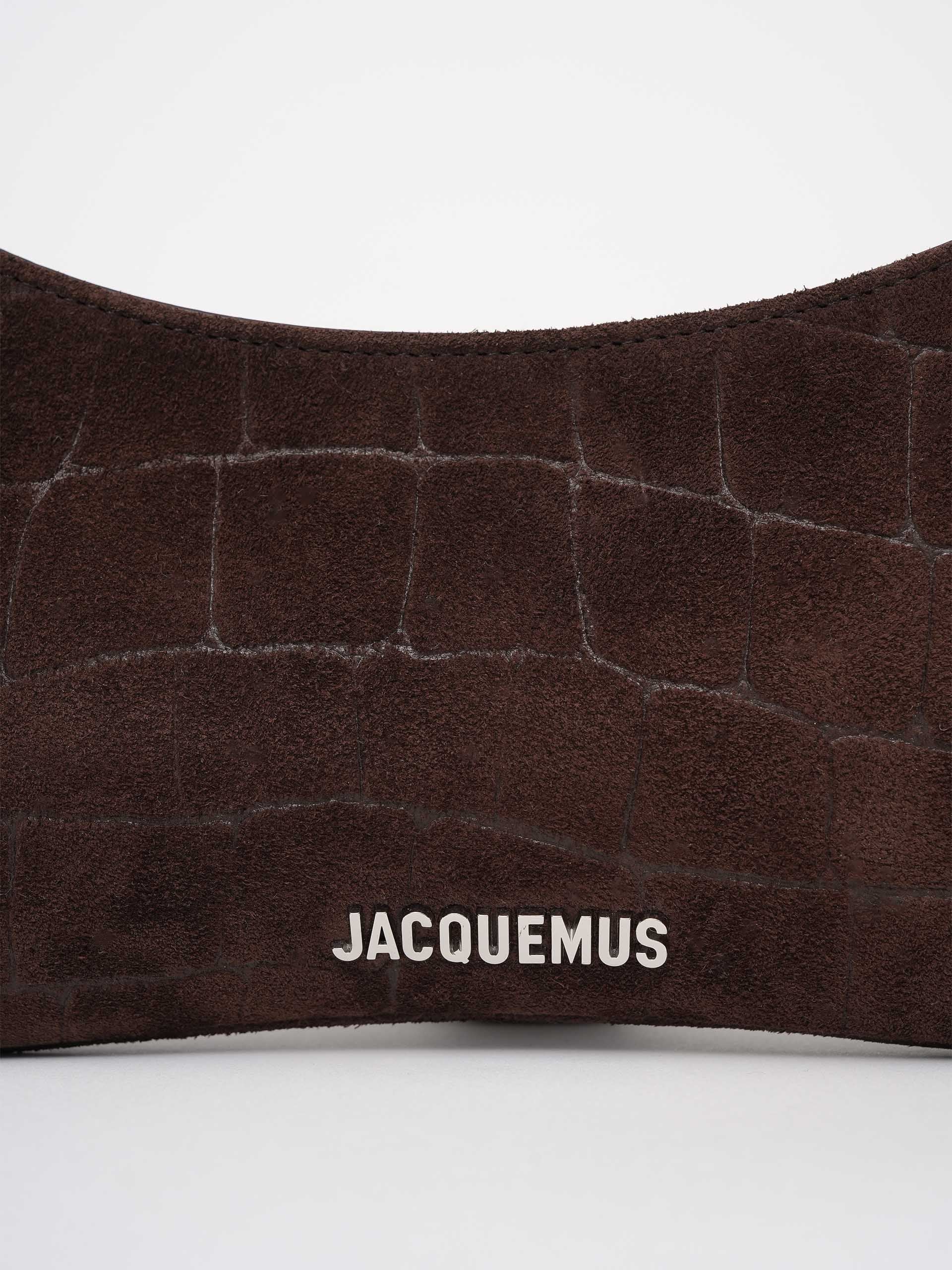 JACQUEMUS - Bisou Perle Schultertasche aus Wildleder