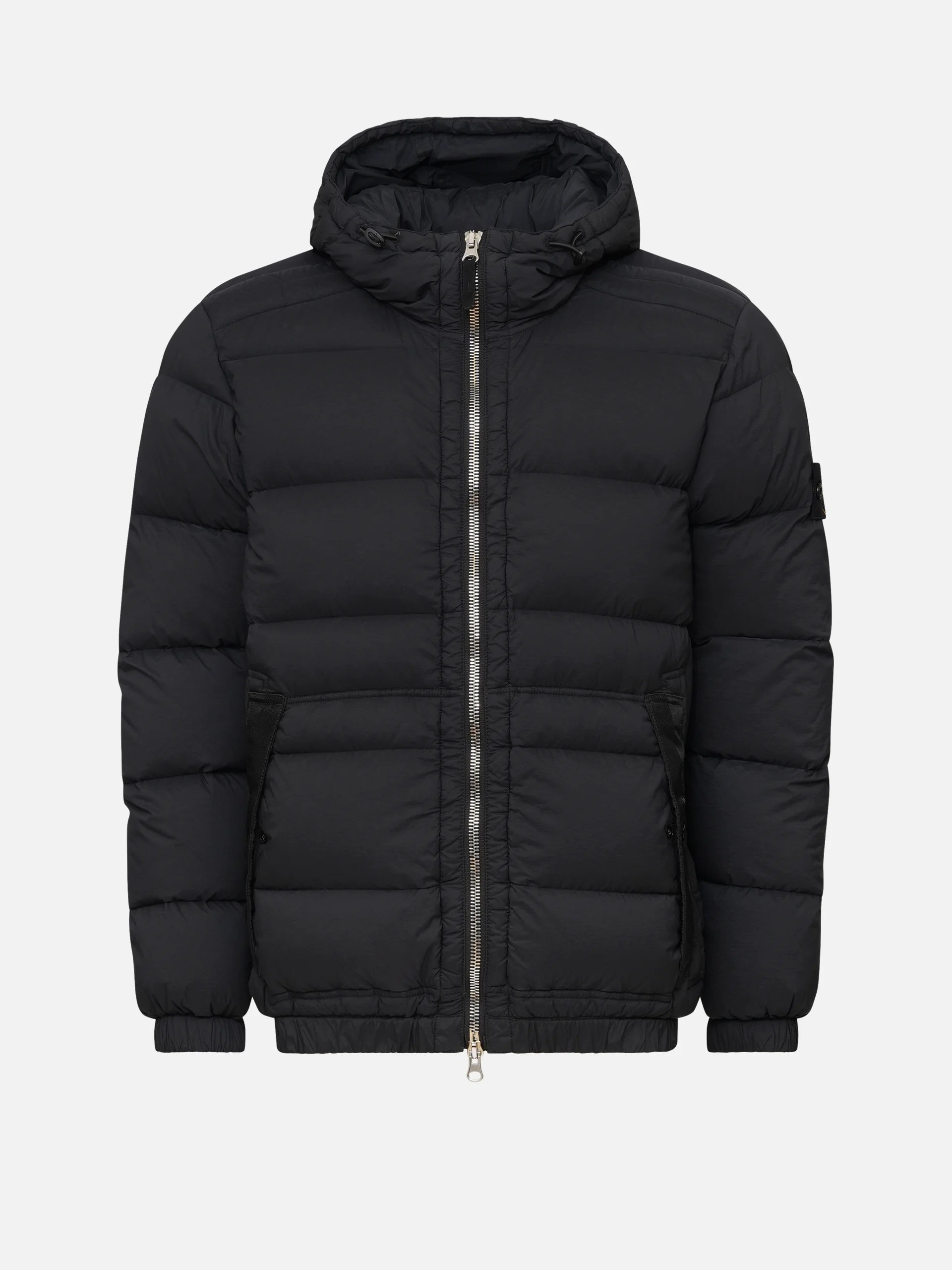 STONE ISLAND - Daunenjacke mit Kapuze für Herren in Schwarz - Black