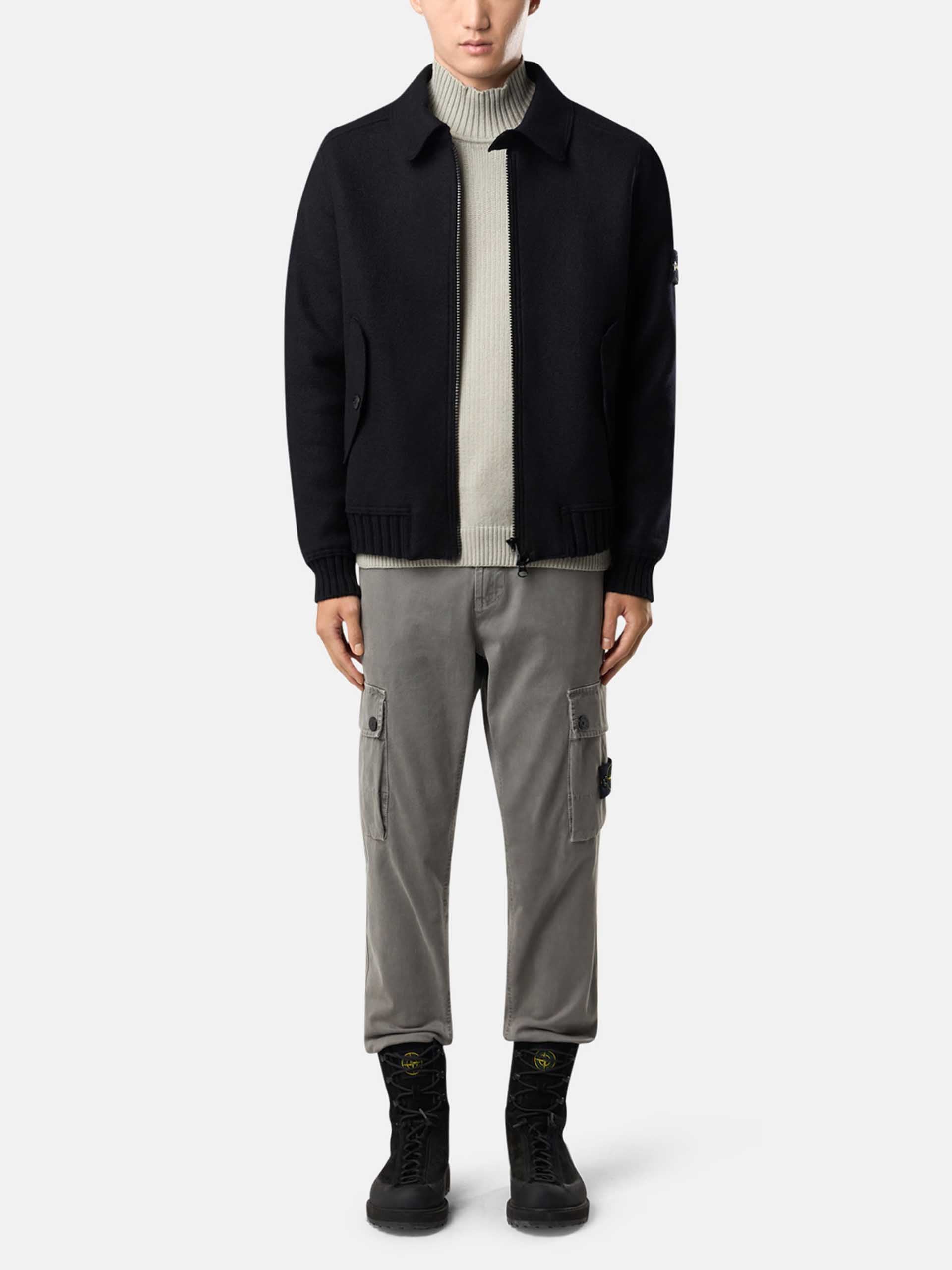 STONE ISLAND - Blouson-Jacke aus Wolle für Herren