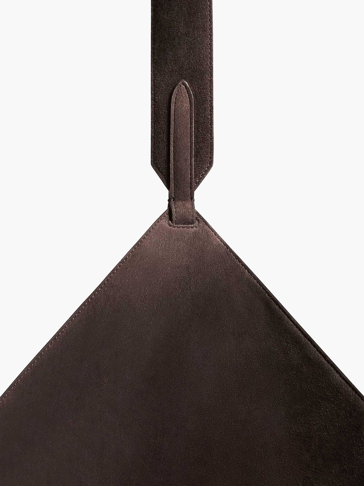 KHAITE - Lotus Small Tote-Tasche aus Veloursleder in Braun - Brown