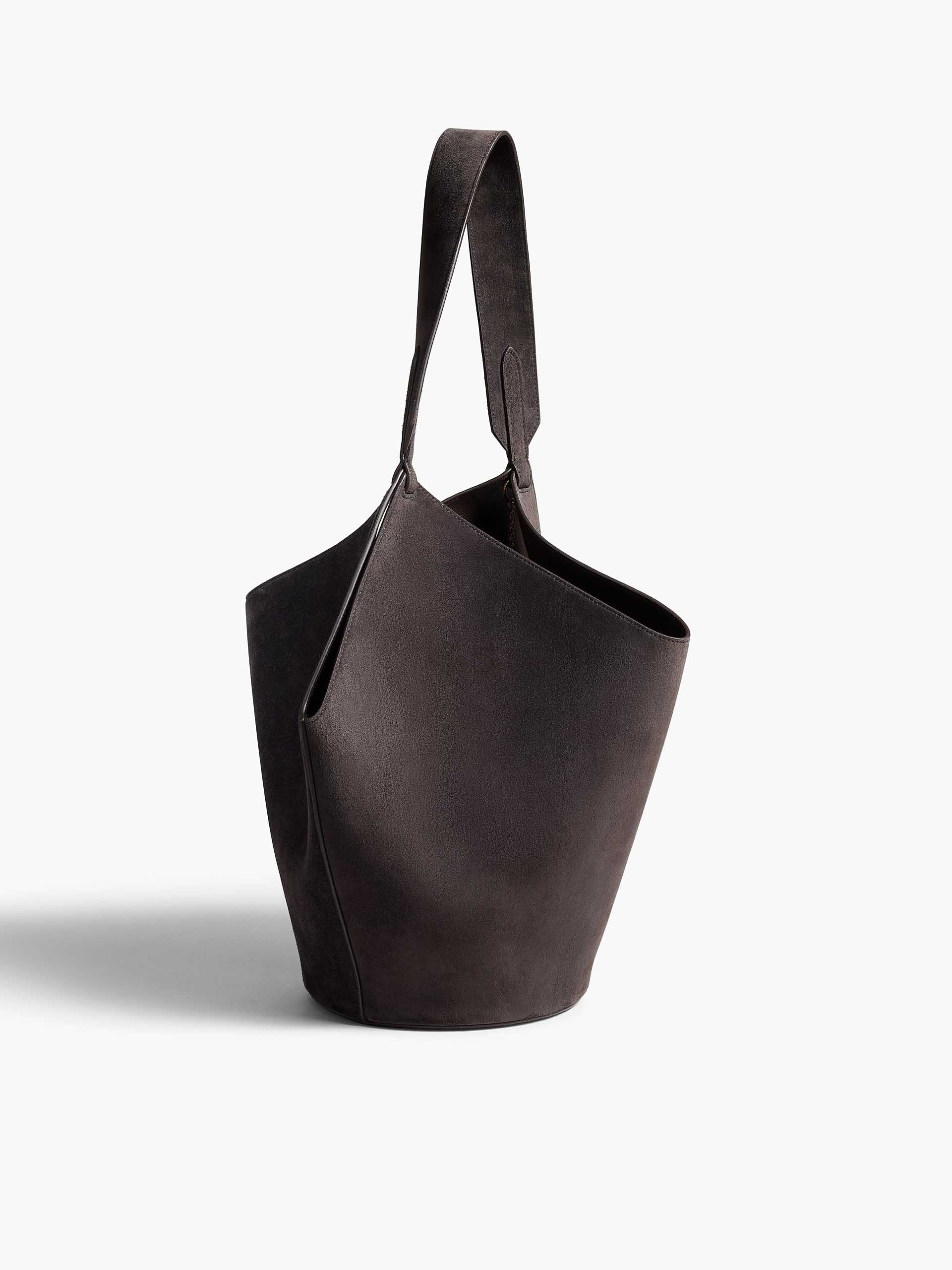 KHAITE - Lotus Small Tote-Tasche aus Wildleder