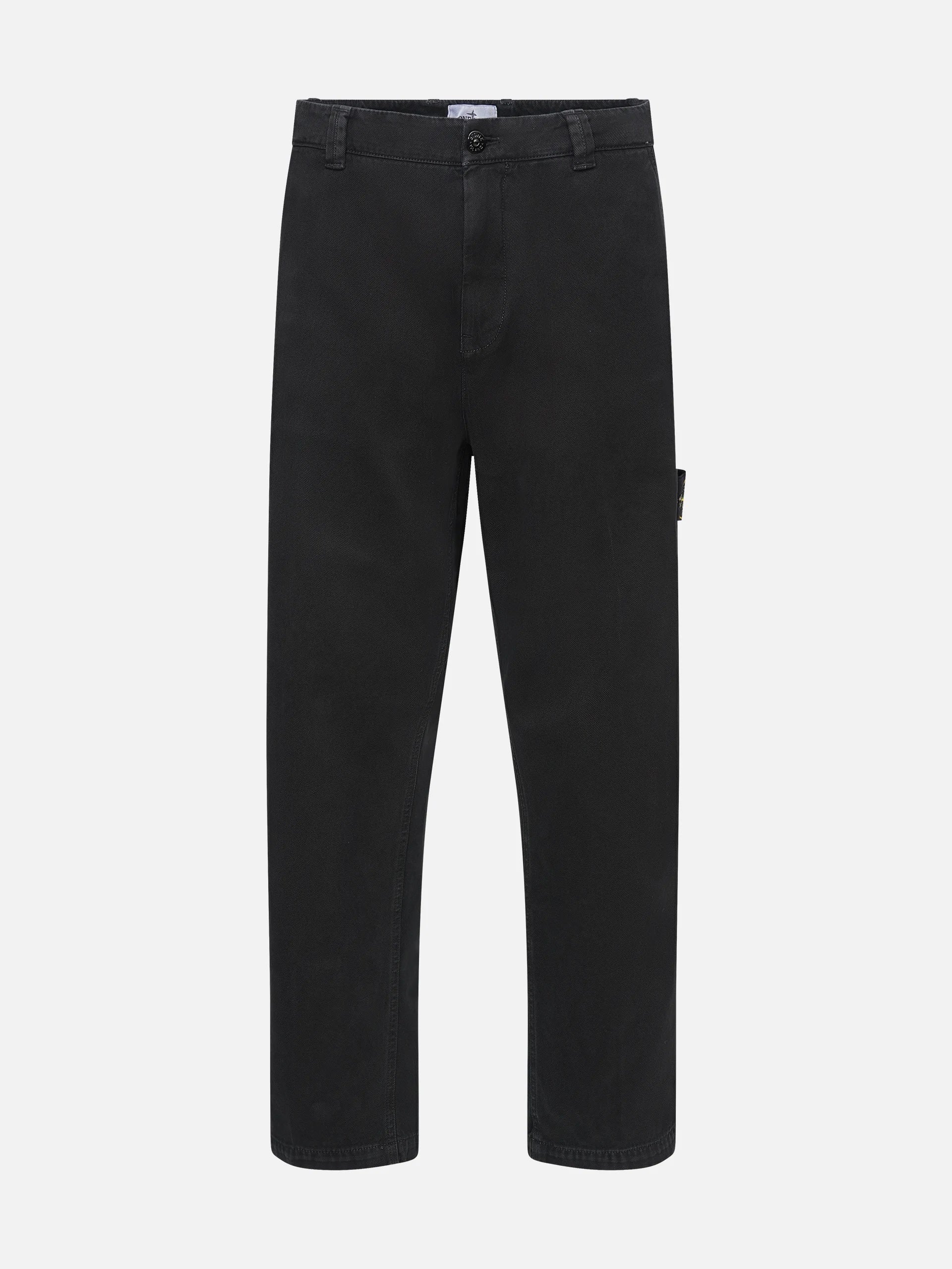 STONE ISLAND - Chinohose mit Logo-Patch für Herren