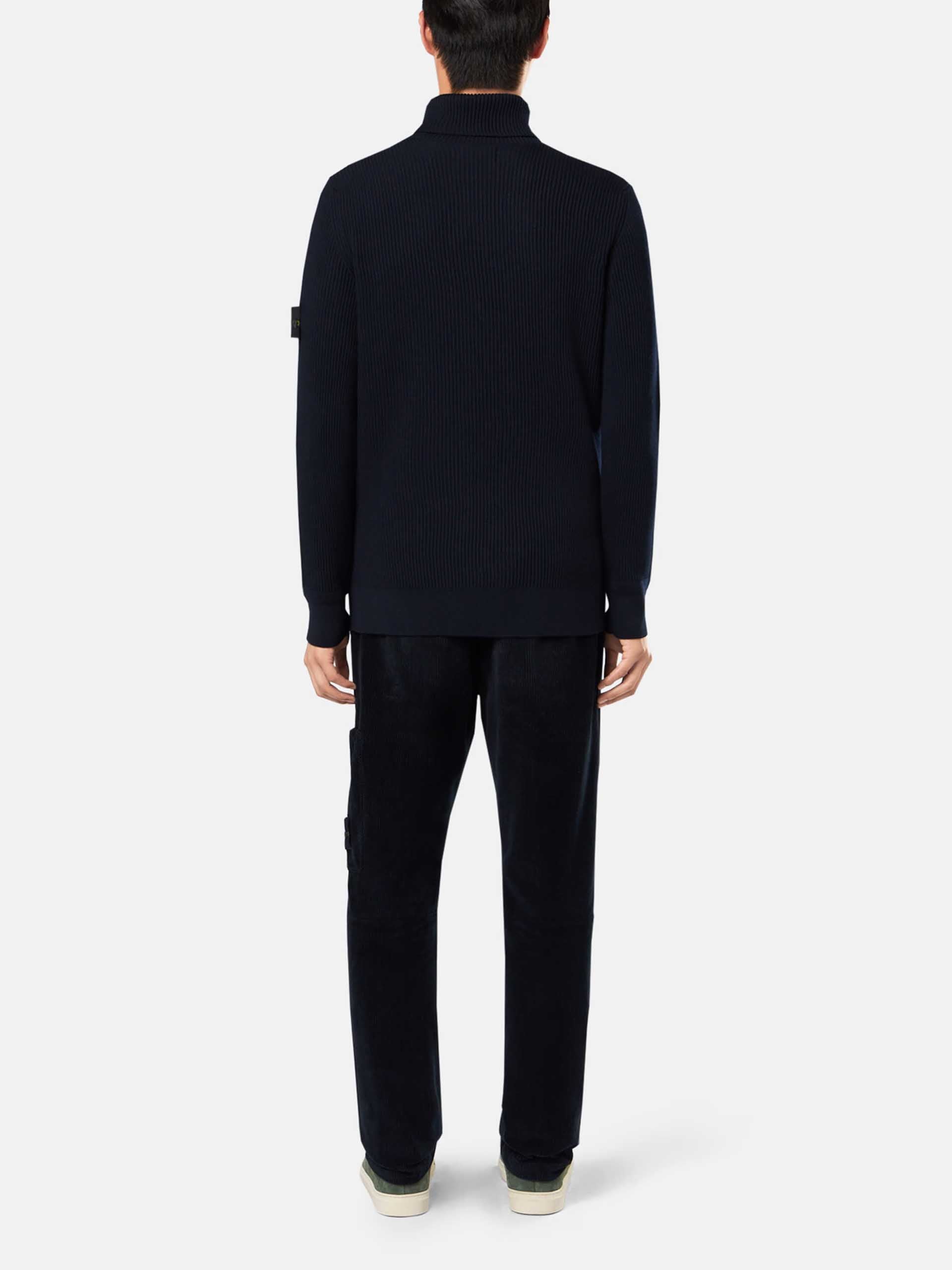 STONE ISLAND - Gerippter Rollkragenpullover für Herren