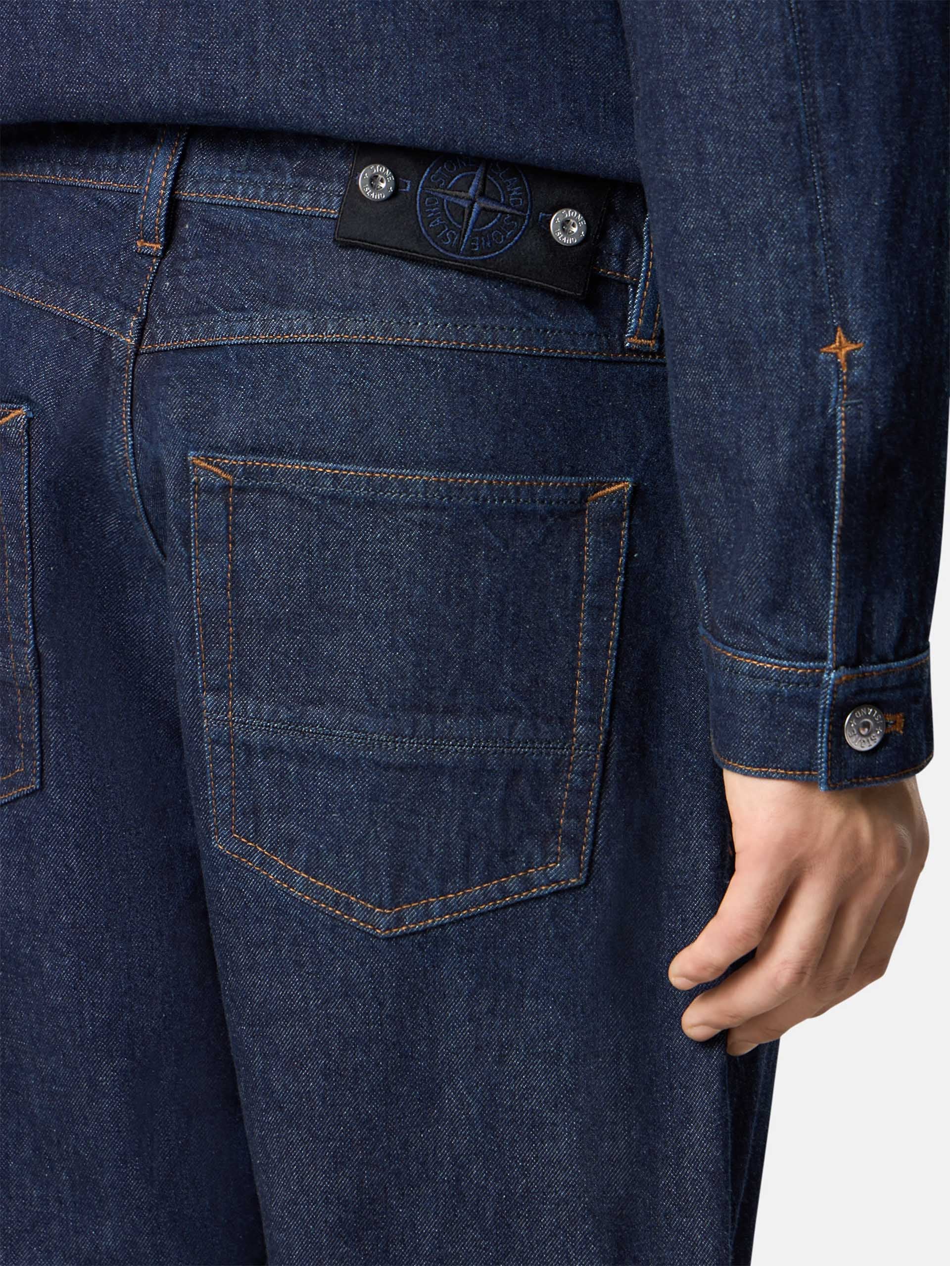STONE ISLAND - Jeans ‘Denim-Rinsed‘ für Herren