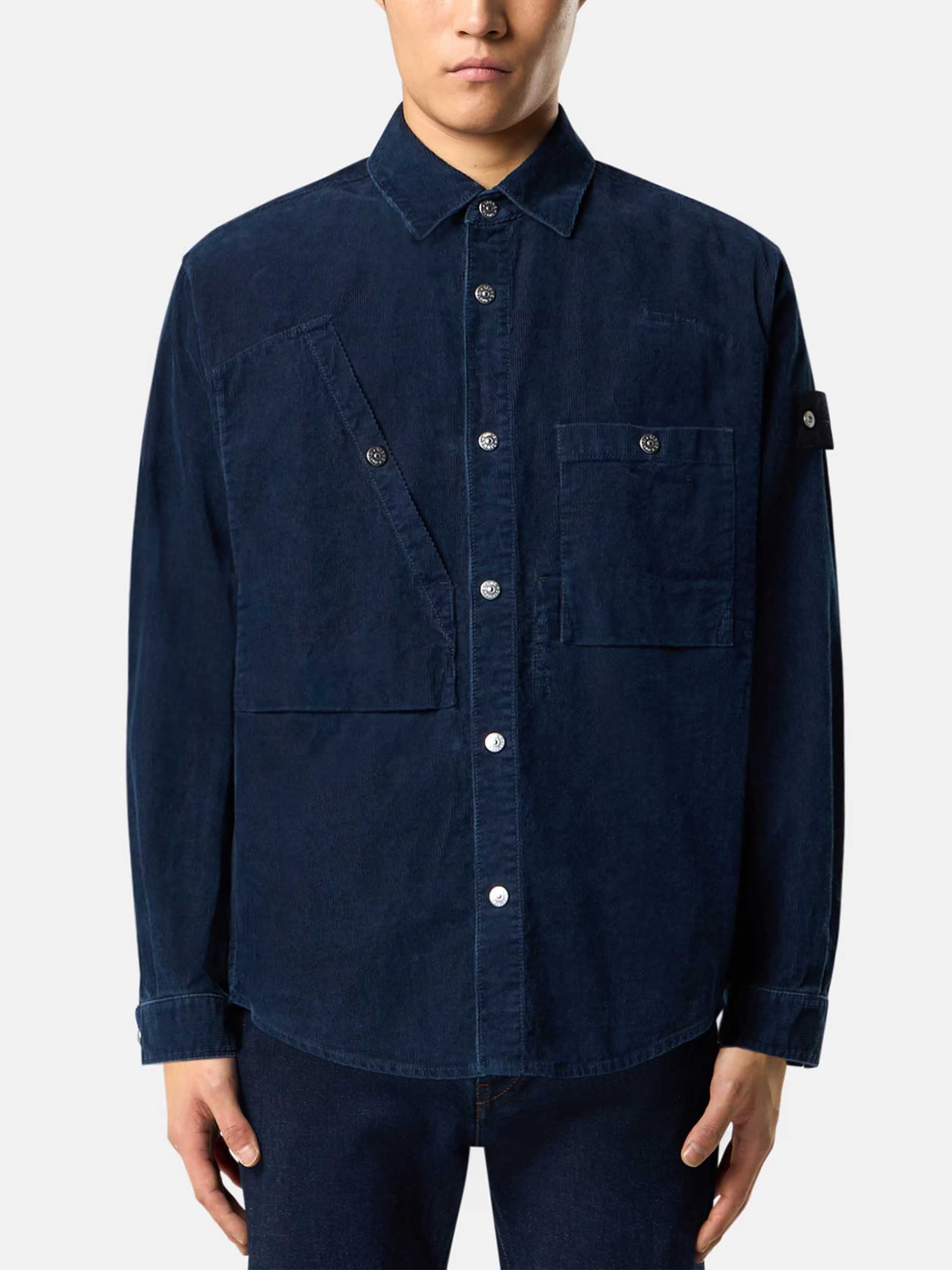 STONE ISLAND - Micro-corduroy overshirt for men – NEW TAKE FIVE