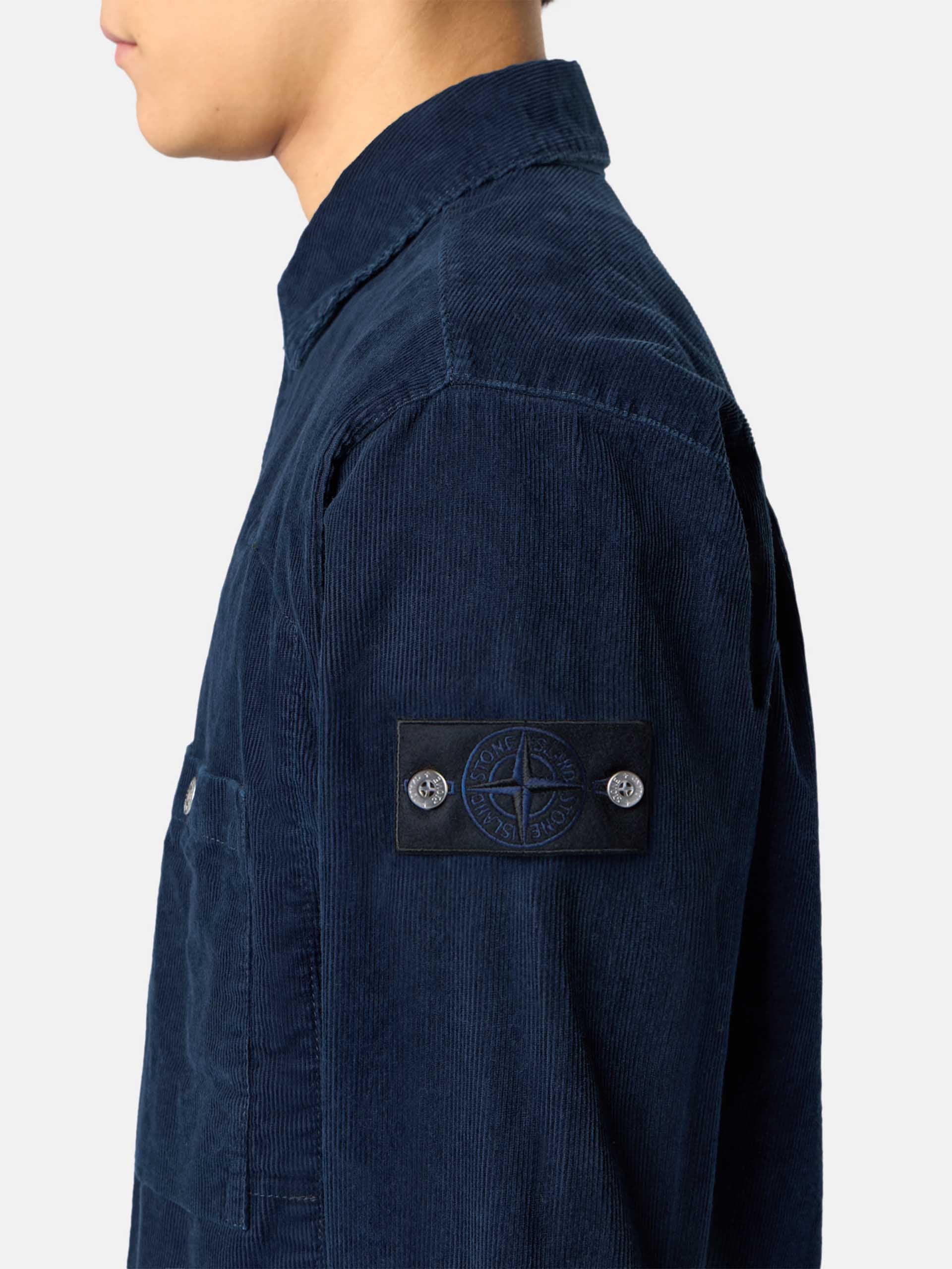 STONE ISLAND - Micro-corduroy overshirt for men – NEW TAKE FIVE