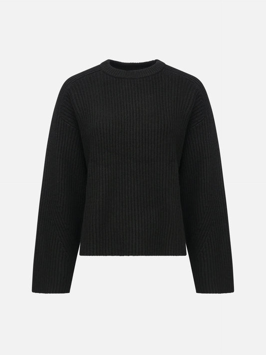 LOULOU DE SAISON - Axel Pullover aus Kaschmir für Damen in Schwarz - Black