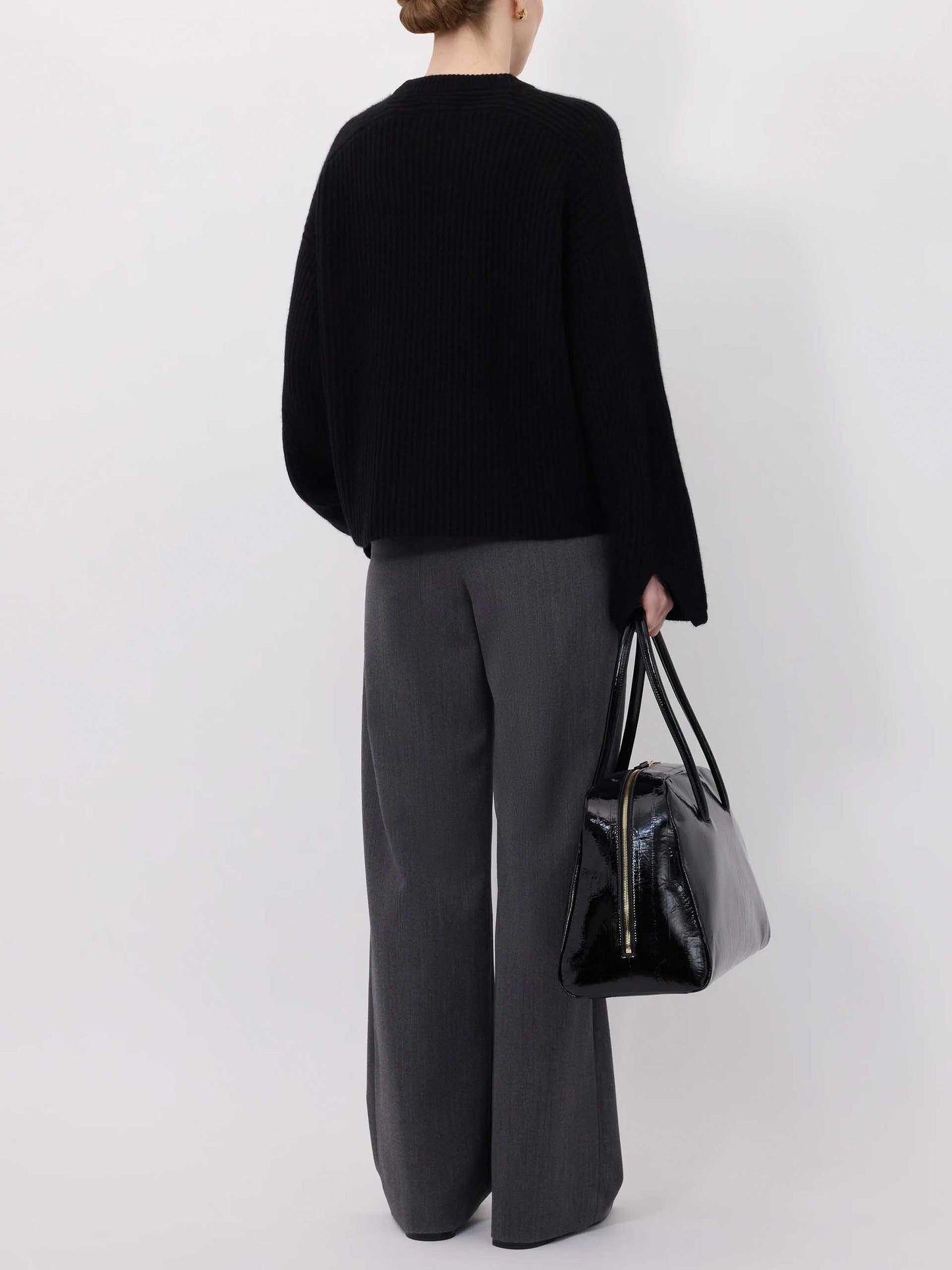 LOULOU DE SAISON - Axel Pullover aus Kaschmir für Damen in Schwarz - Black