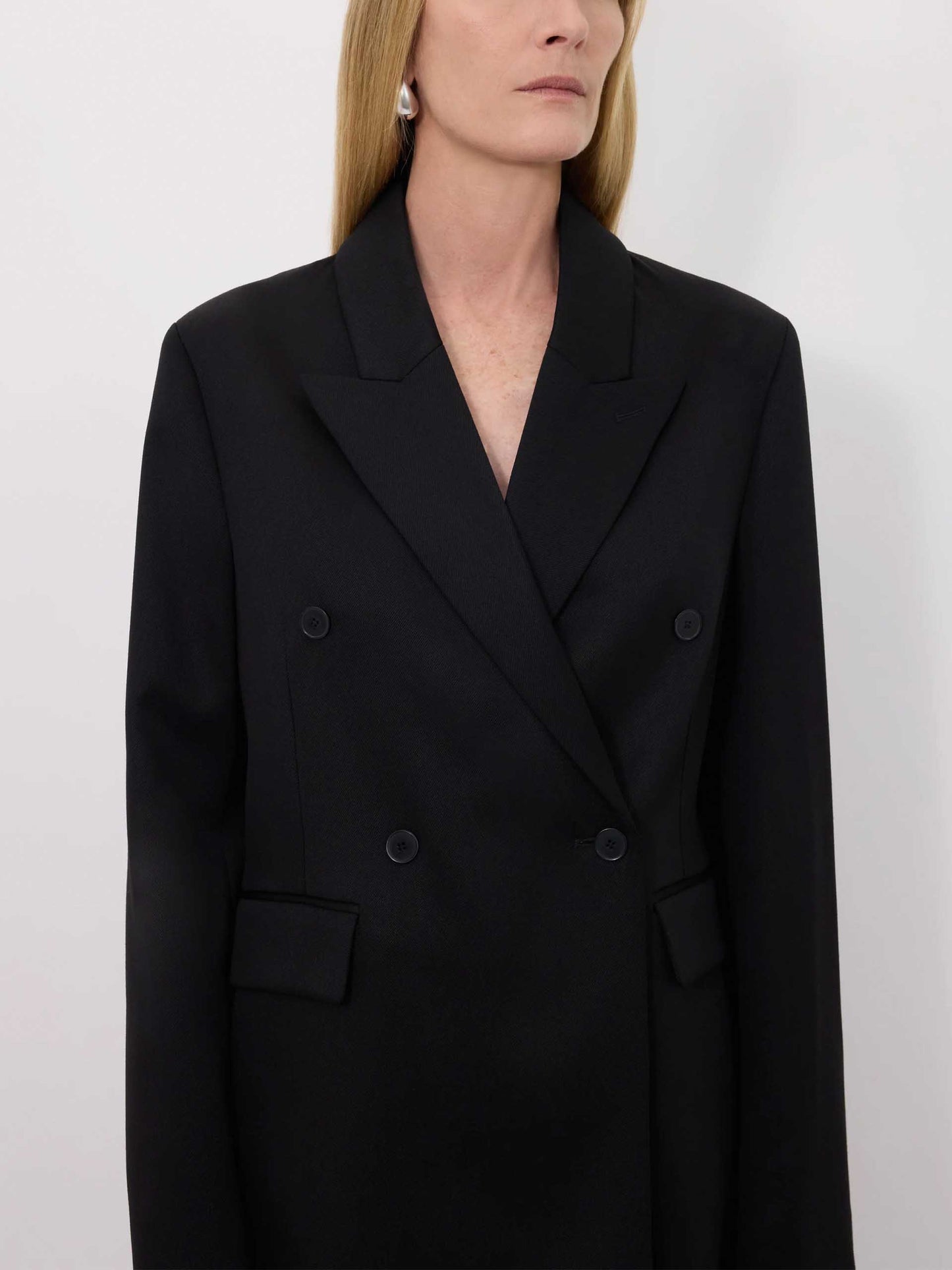 LOULOU DE SAISON - Zweireihiger Blazer Horn für Damen