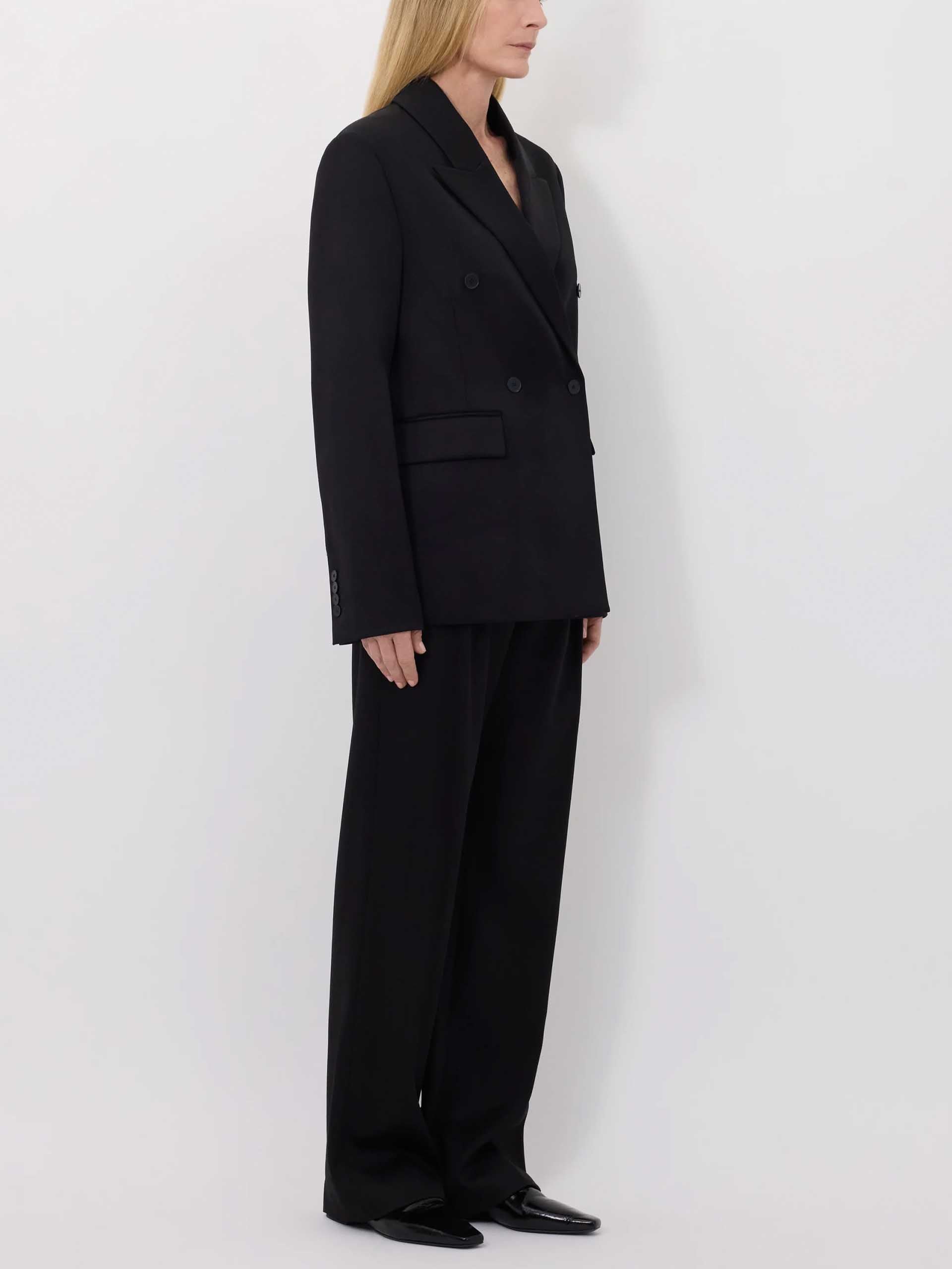 LOULOU DE SAISON - Zweireihiger Blazer Horn für Damen