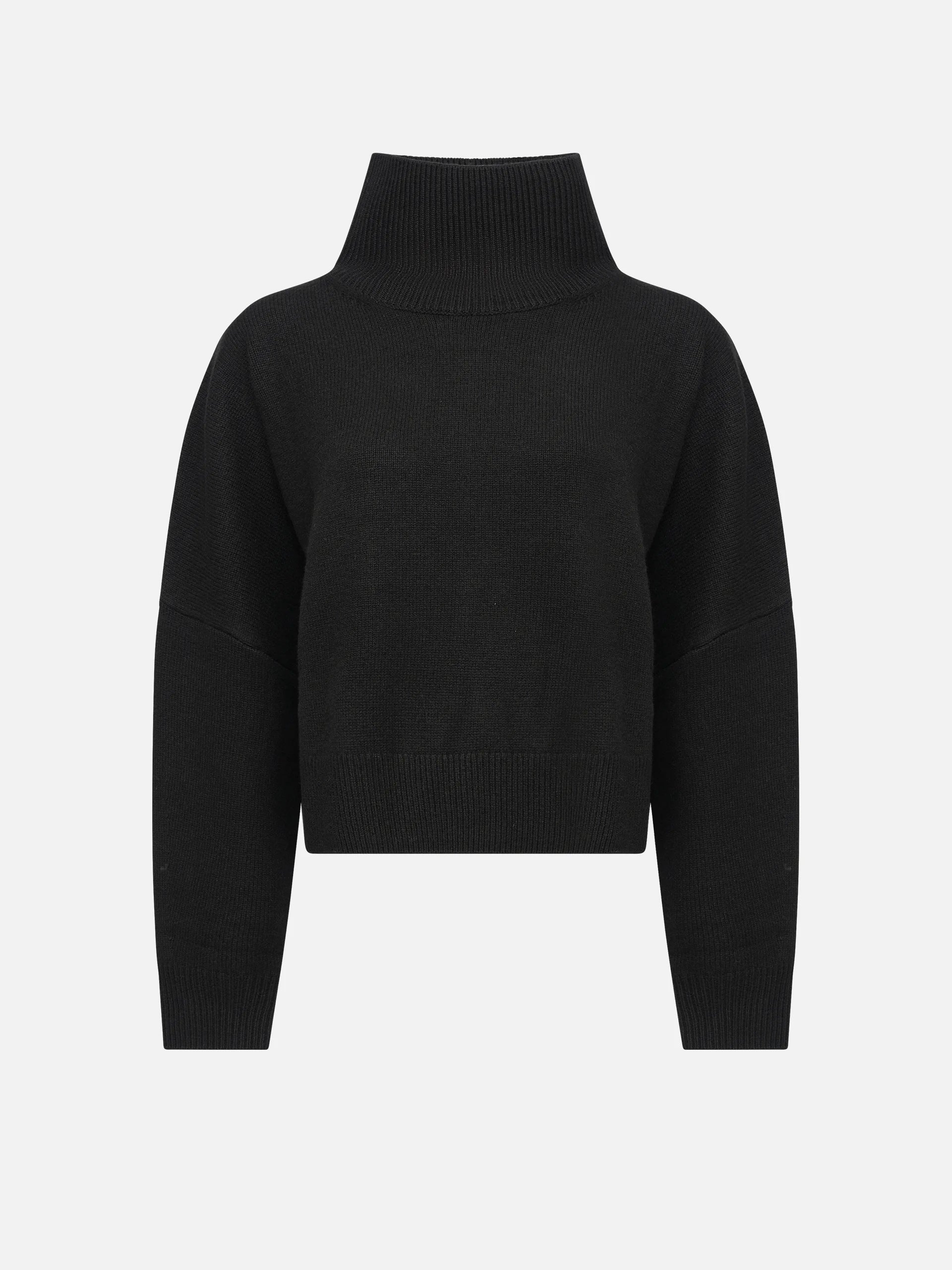 LOULOU DE SAISON - Luke Pullover mit Stehkragen für Damen in Schwarz - Black
