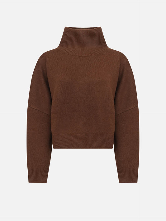 LOULOU DE SAISON - Luke Pullover mit Stehkragen für Damen in Braun - Brown
