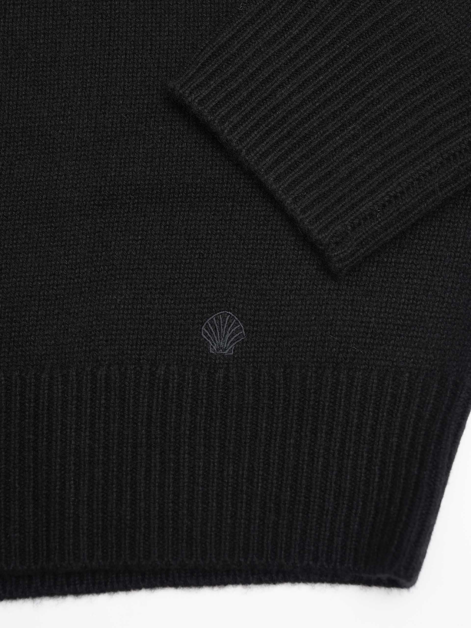 LOULOU DE SAISON - Luke Pullover mit Stehkragen für Damen in Schwarz - Black