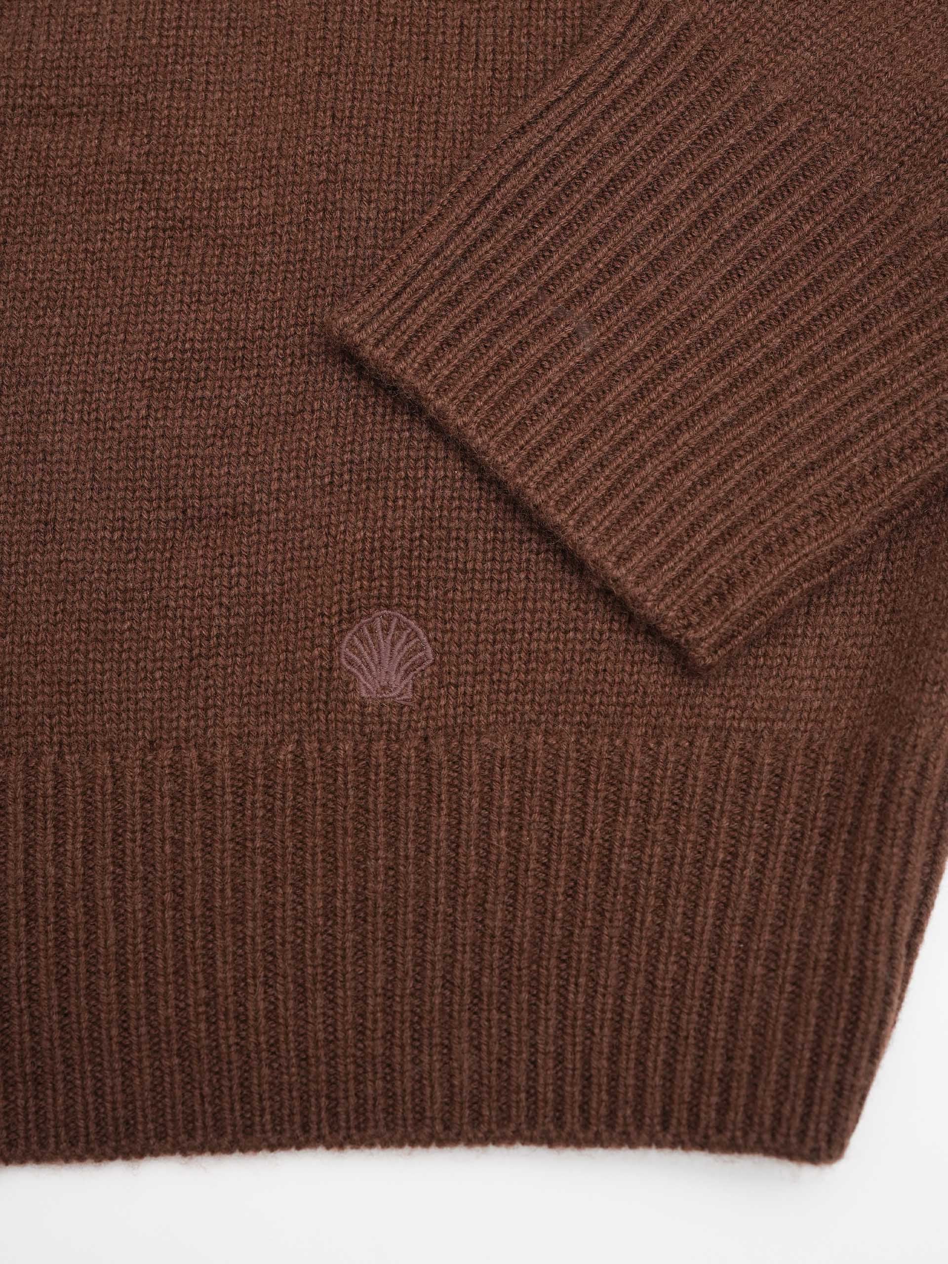 LOULOU DE SAISON - Luke Pullover mit Stehkragen für Damen in Braun - Brown