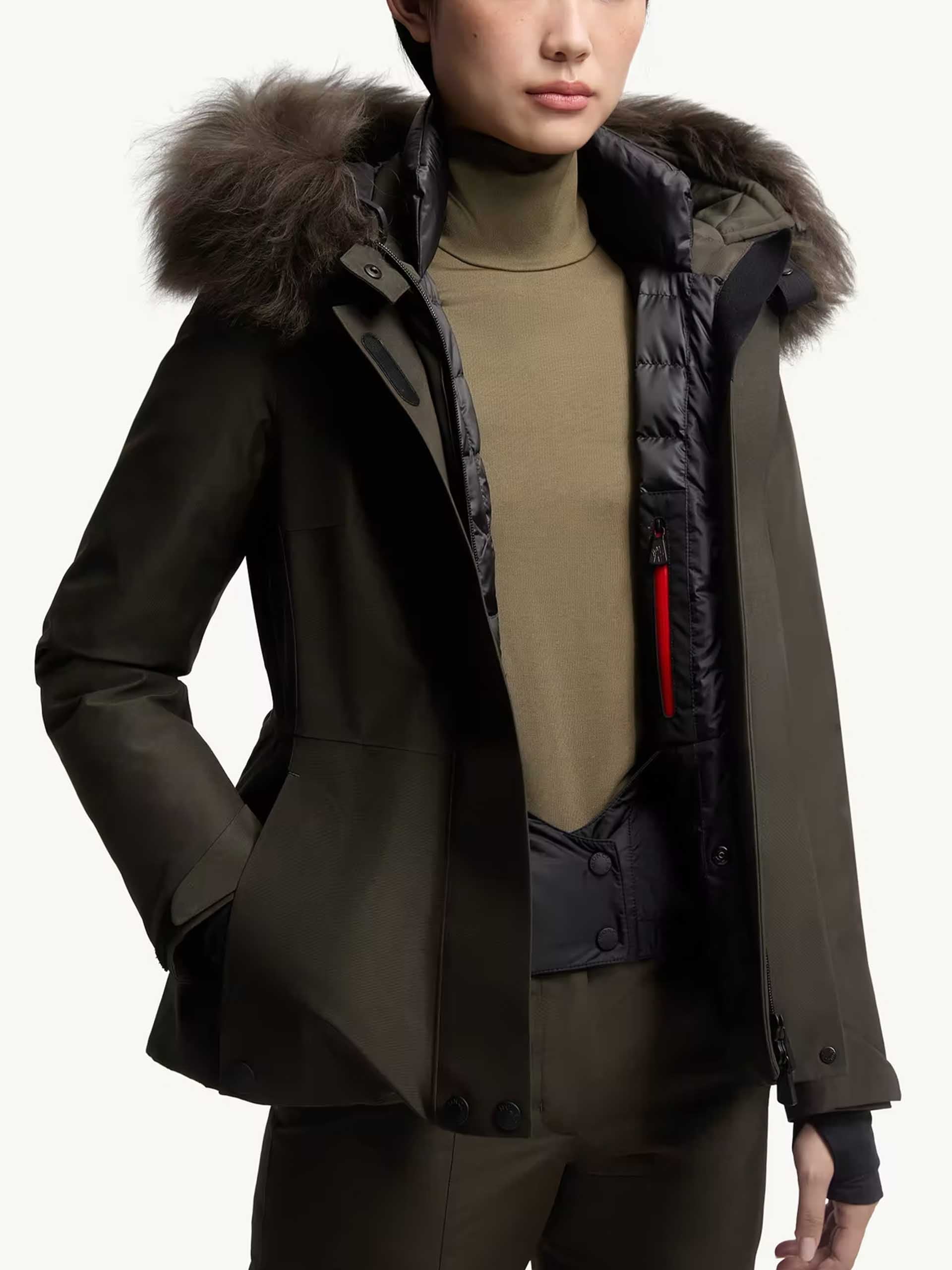 MONCLER GRENOBLE - Laplance shearling down jacket for women – NEW