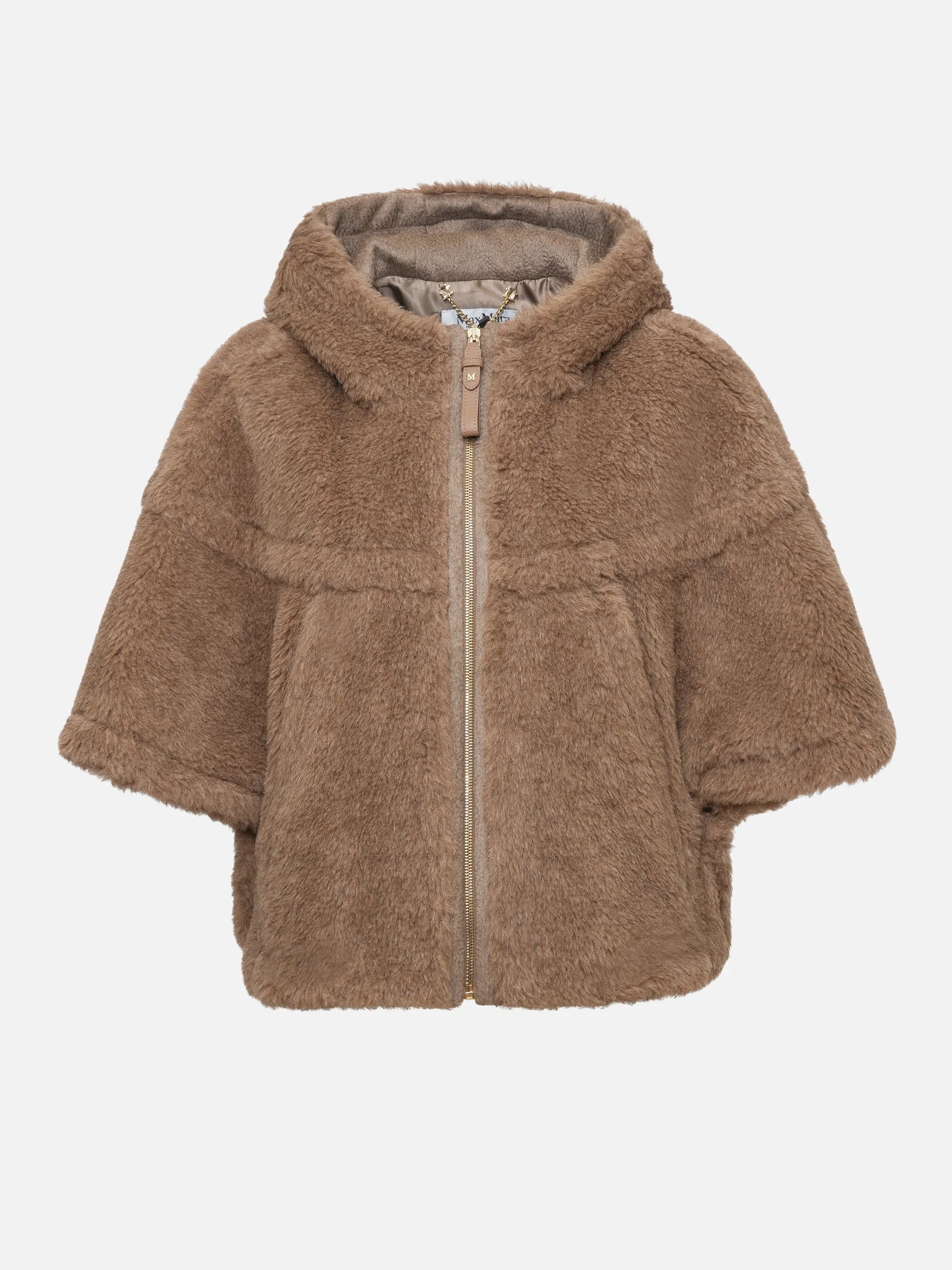 MAX MARA - Petal Teddy-Cape mit Kapuze für Damen