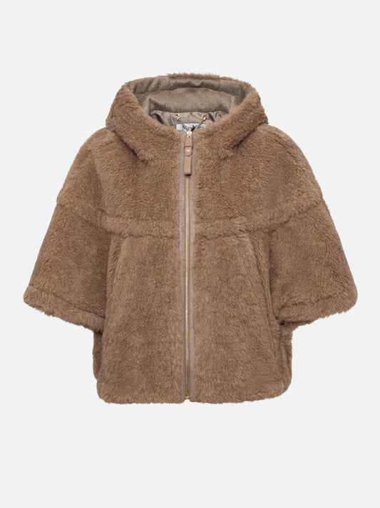 MAX MARA - Petal Teddy-Cape mit Kapuze für Damen